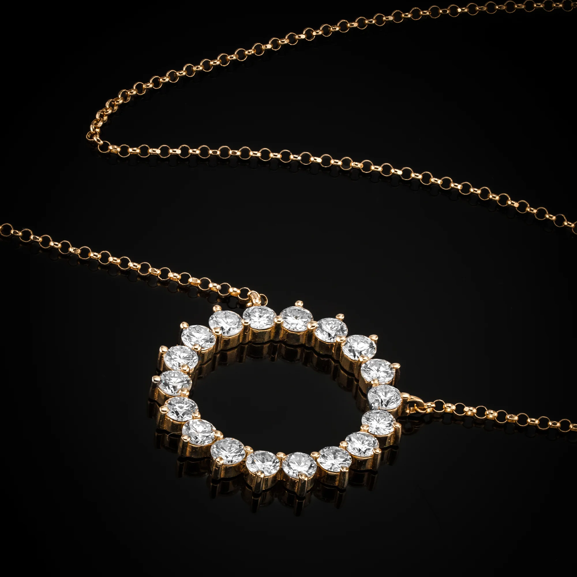 "Eclat d'Or™" Necklace, Yellow Gold, photo 6