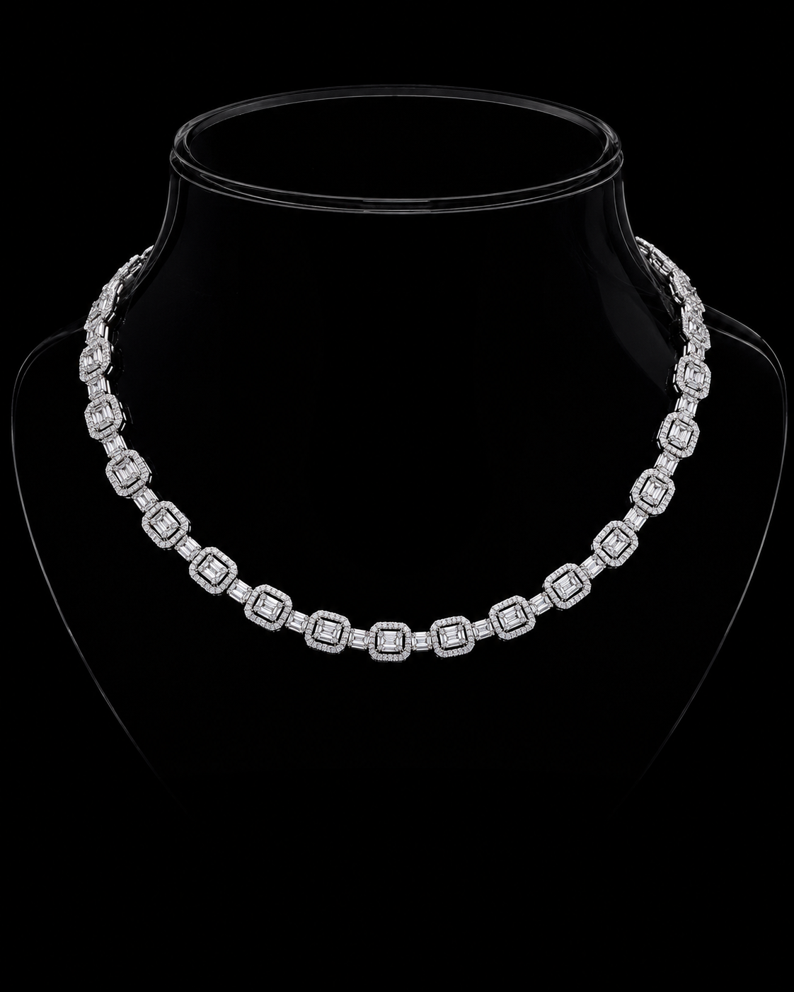 Diamond "Empire™" Necklace in white gold, photo 3