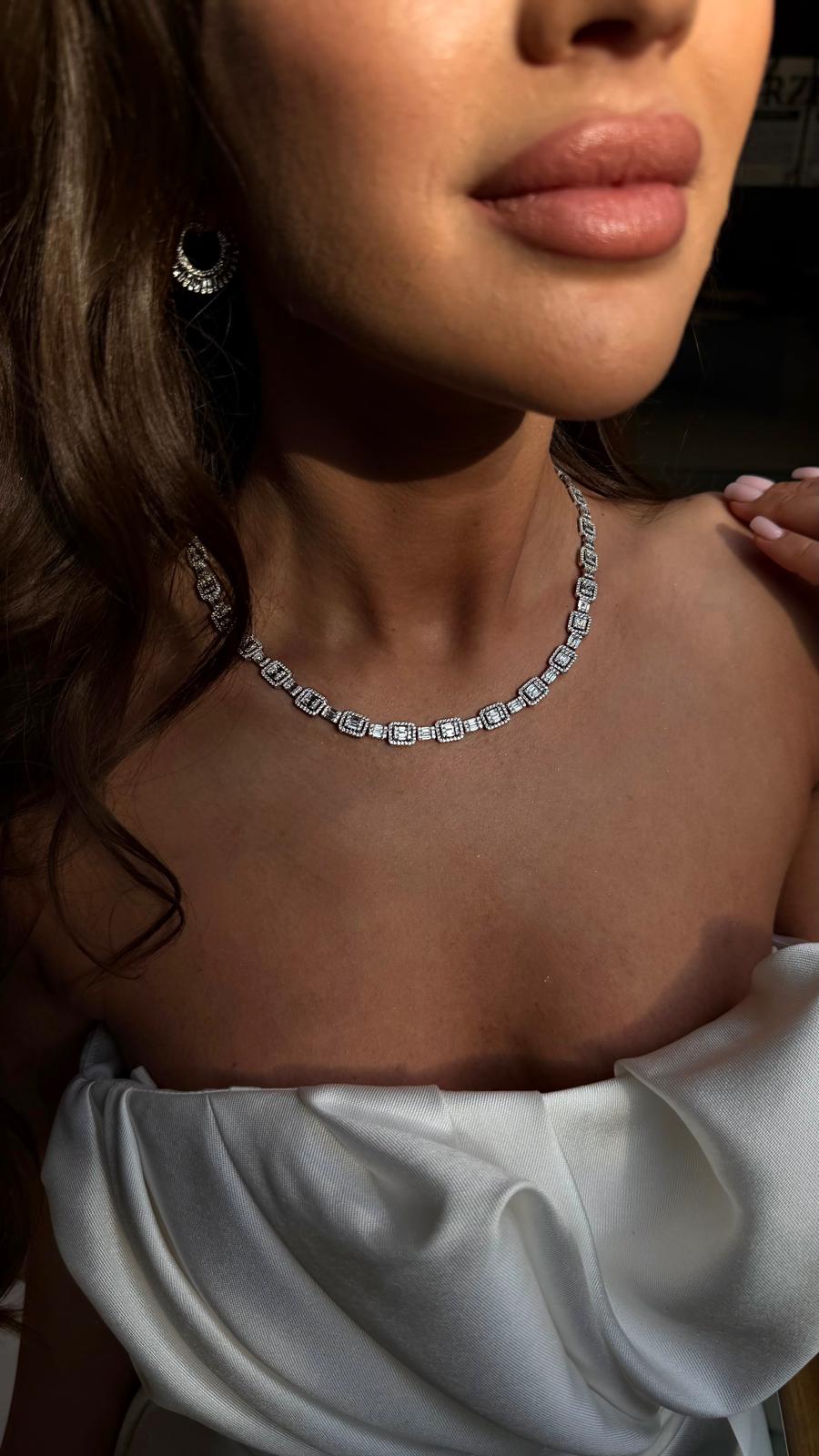Diamond "Empire™" Necklace in white gold, photo 4