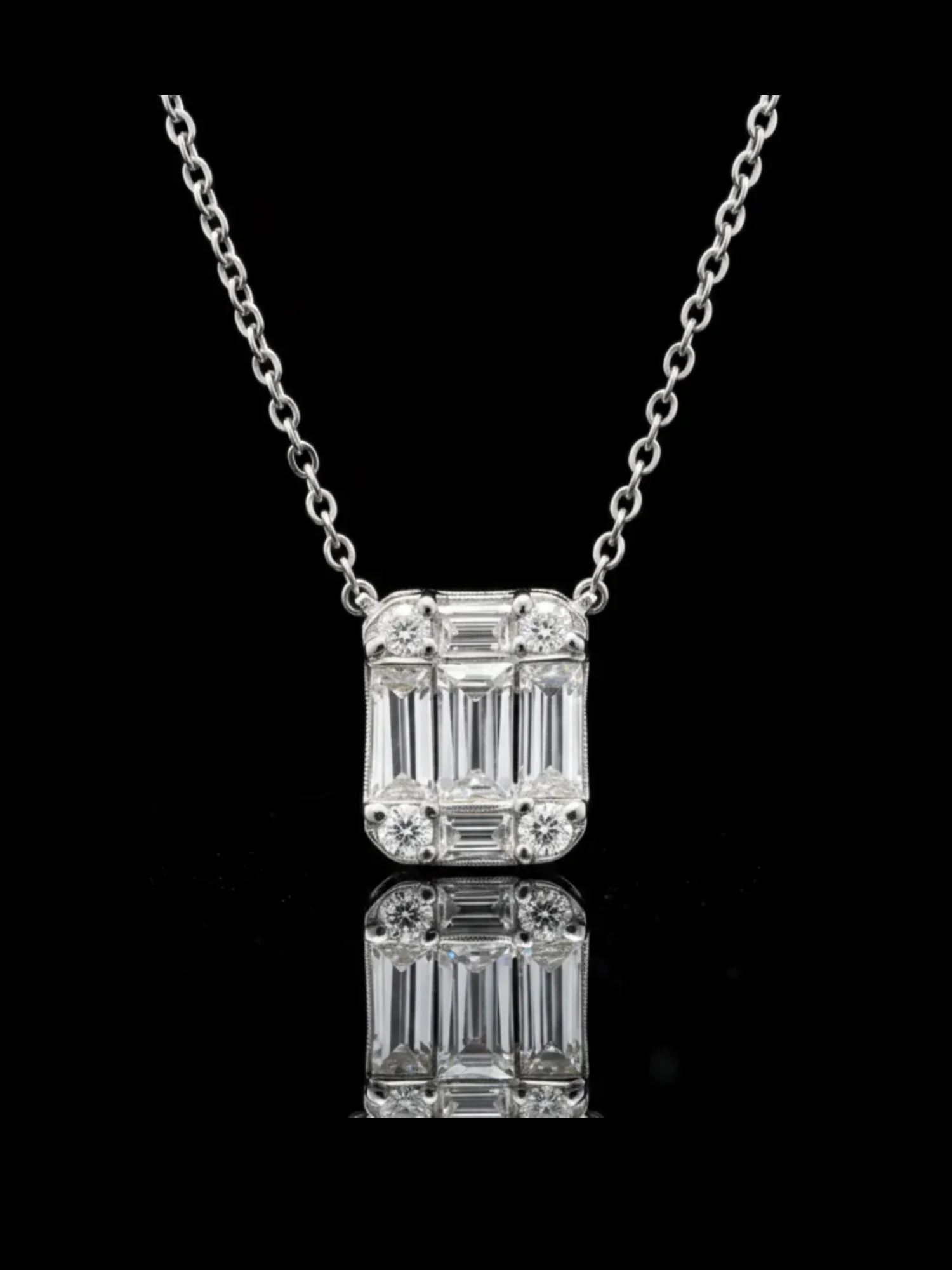 InvisibleIconic™ Necklace – White gold 18k