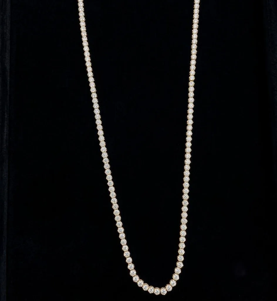 "LuxuryCubes™" necklace 10.97ct – Rose gold