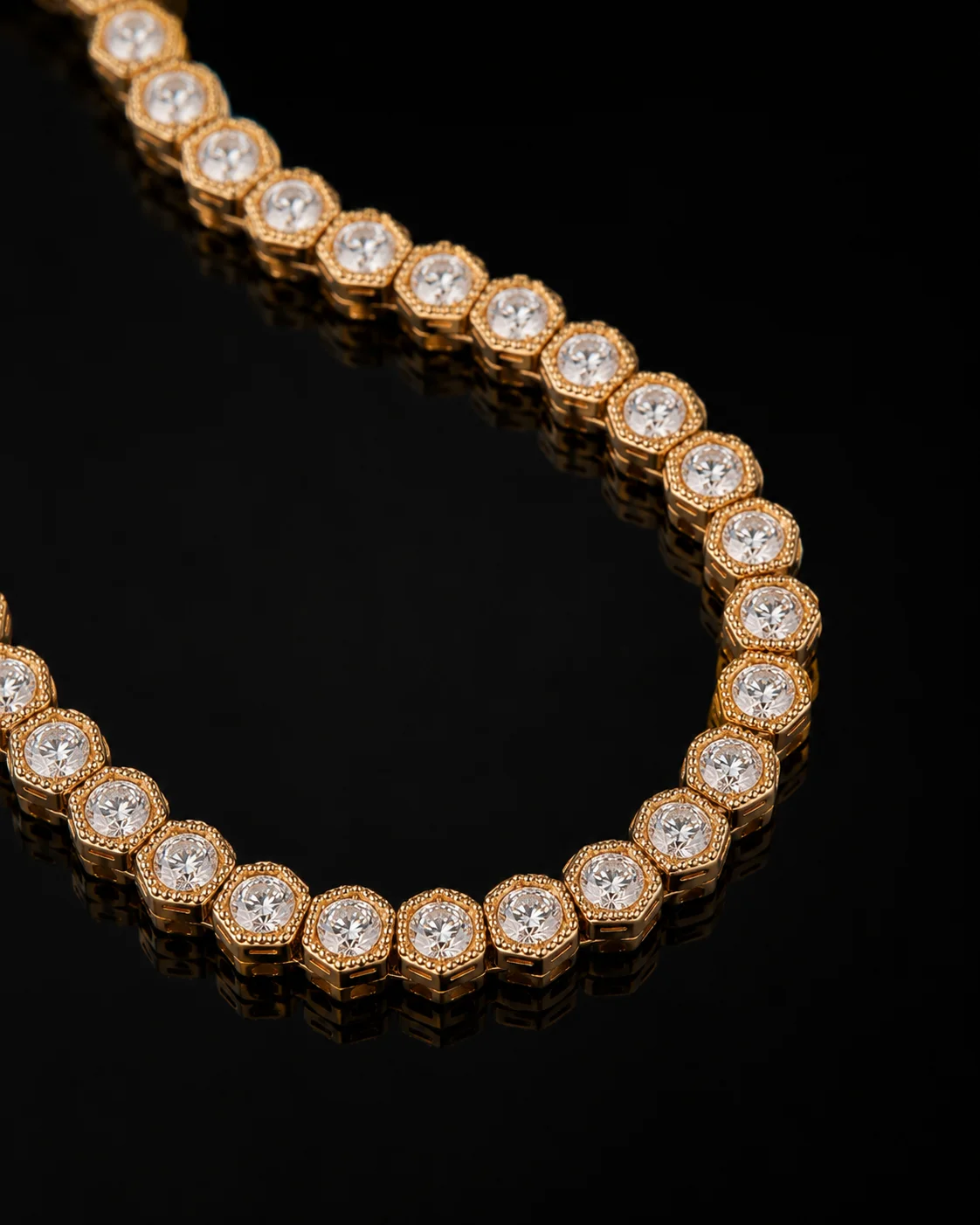 "LuxuryCubes™" Necklace in rose gold, photo 4