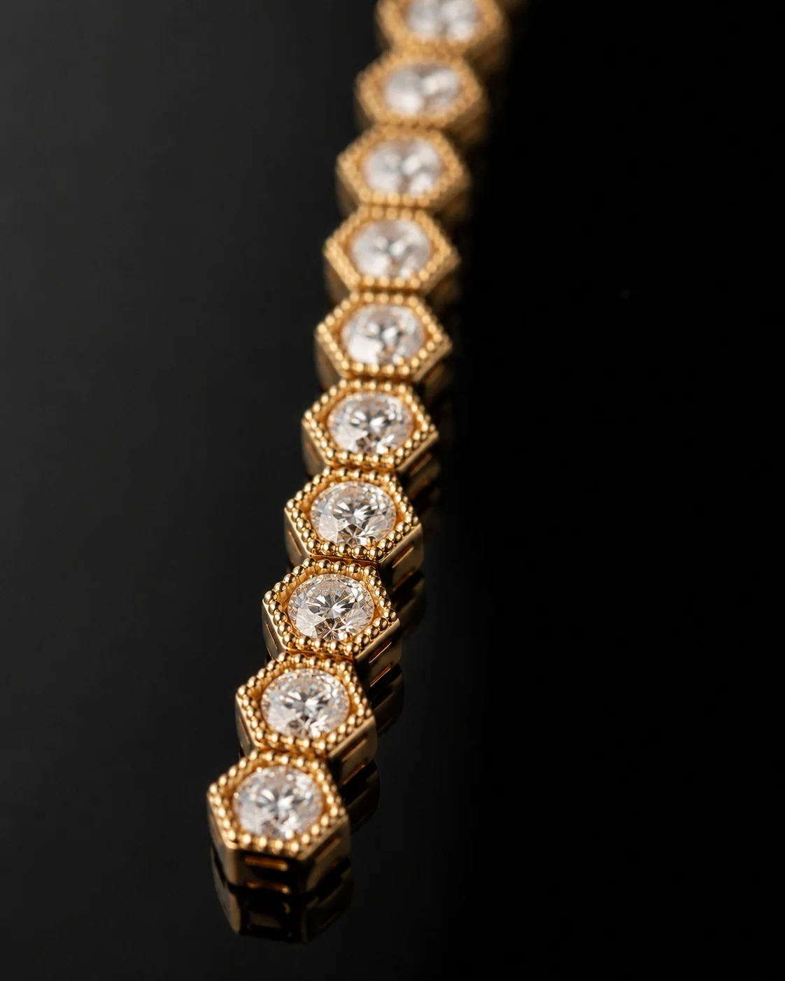 "LuxuryCubes™" Necklace in rose gold, photo 6
