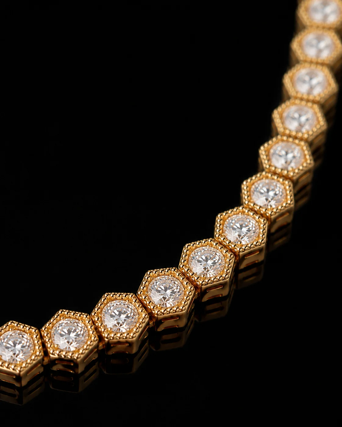 "LuxuryCubes™" Necklace in rose gold, photo 7