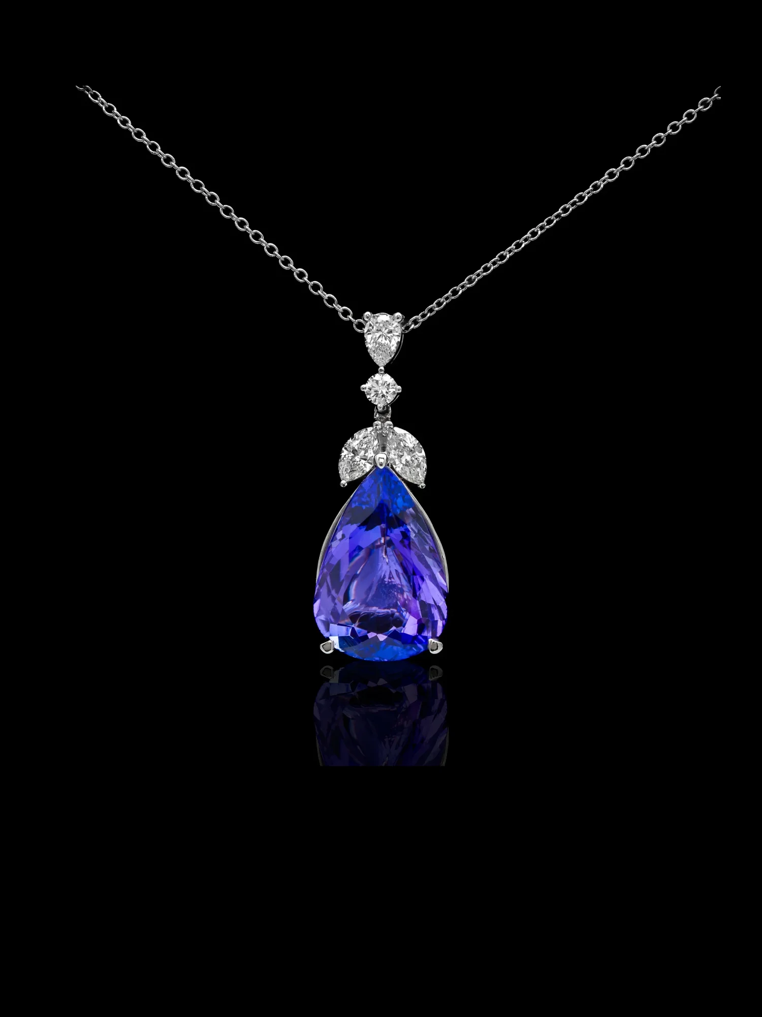 "BlueEmpire™" Necklace – White gold 18k