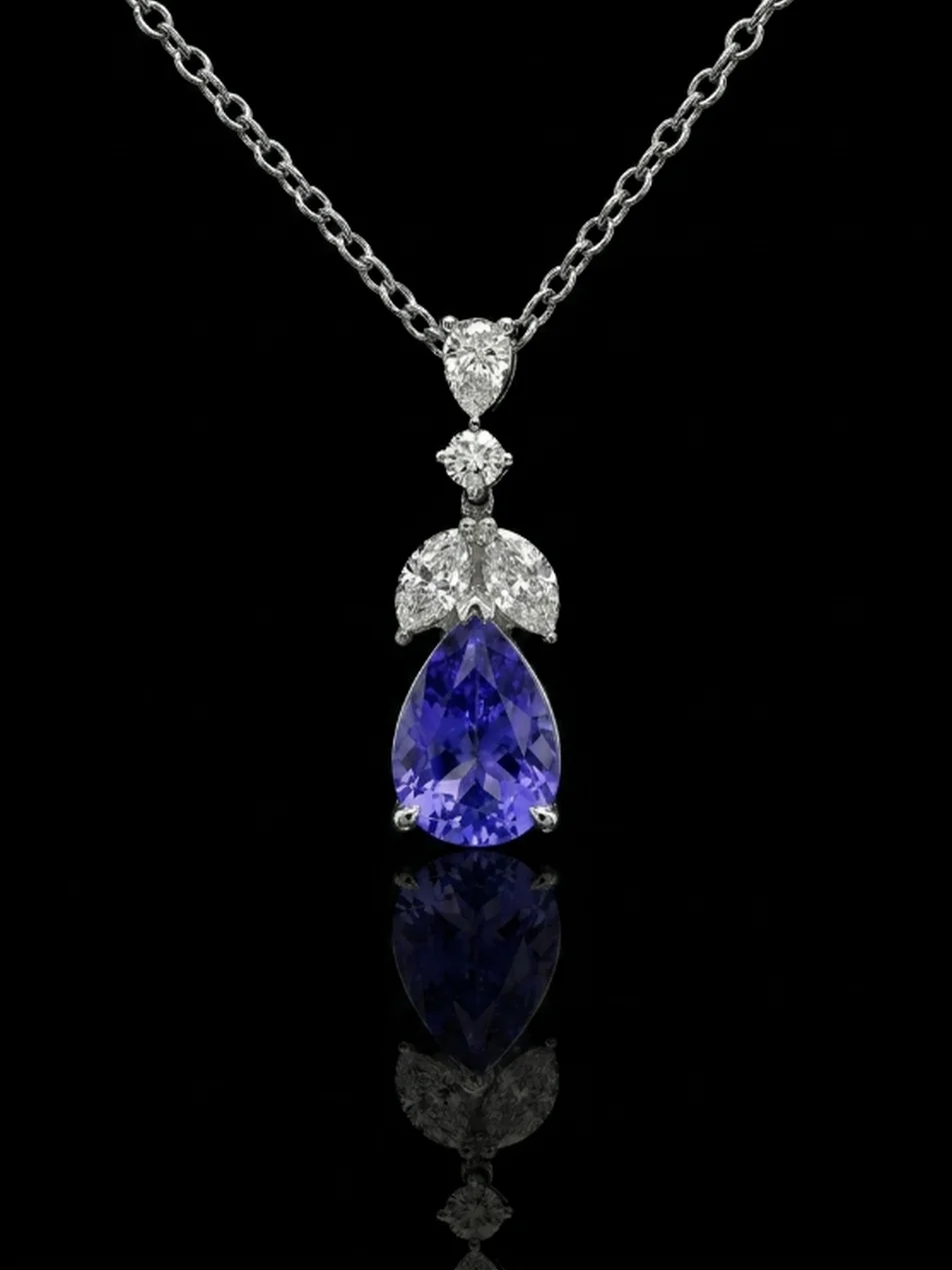 "BlueEternity™" Necklace – White gold 18k