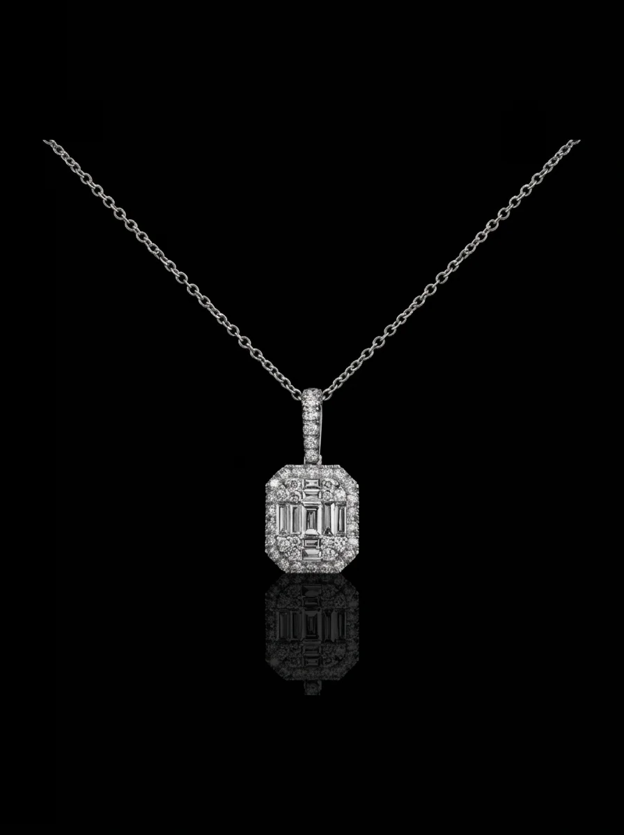 "LeLuxe™" Necklace – White gold 18k