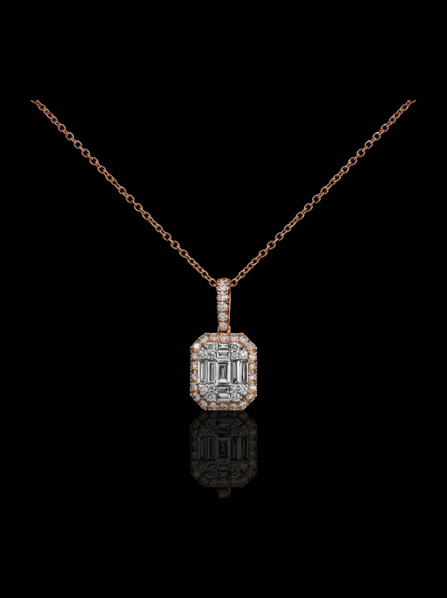 "LeLuxe™" Necklace – Rose gold 18k