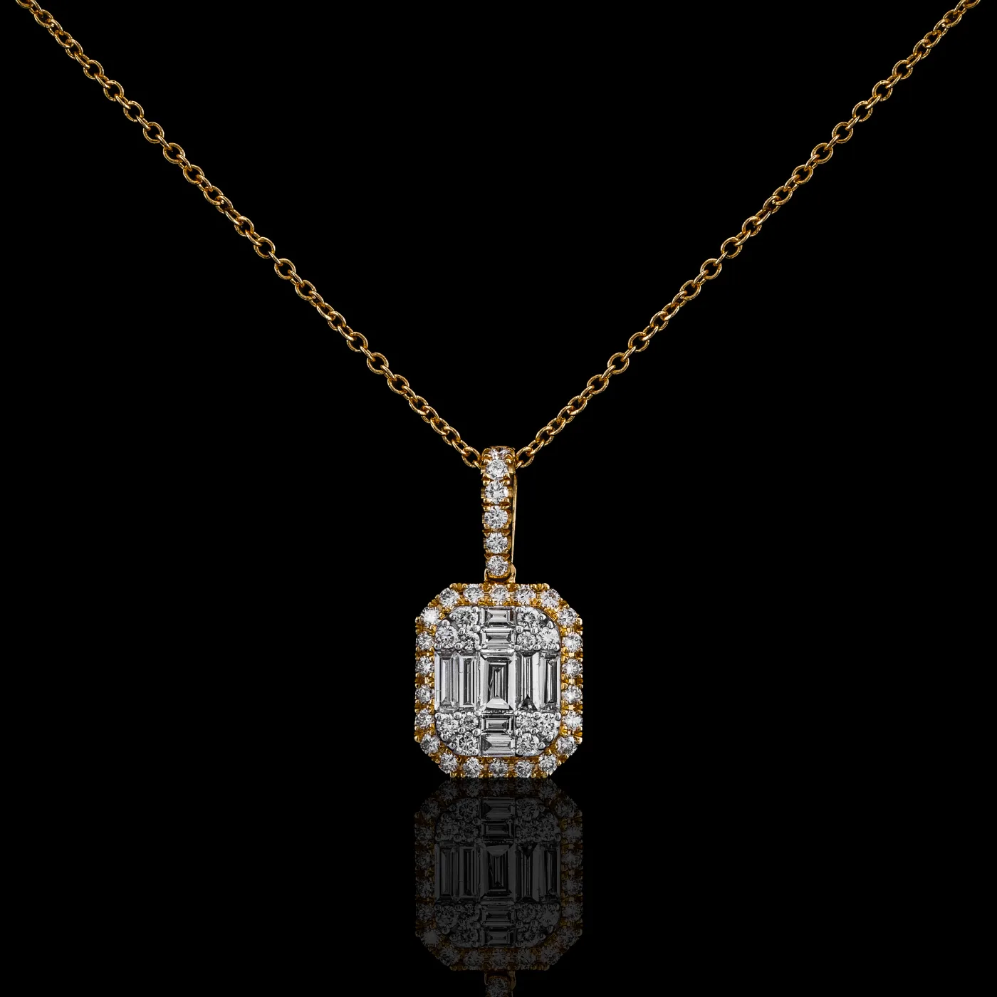 LeLuxe™ Necklace in 18k yellow gold, photo 3
