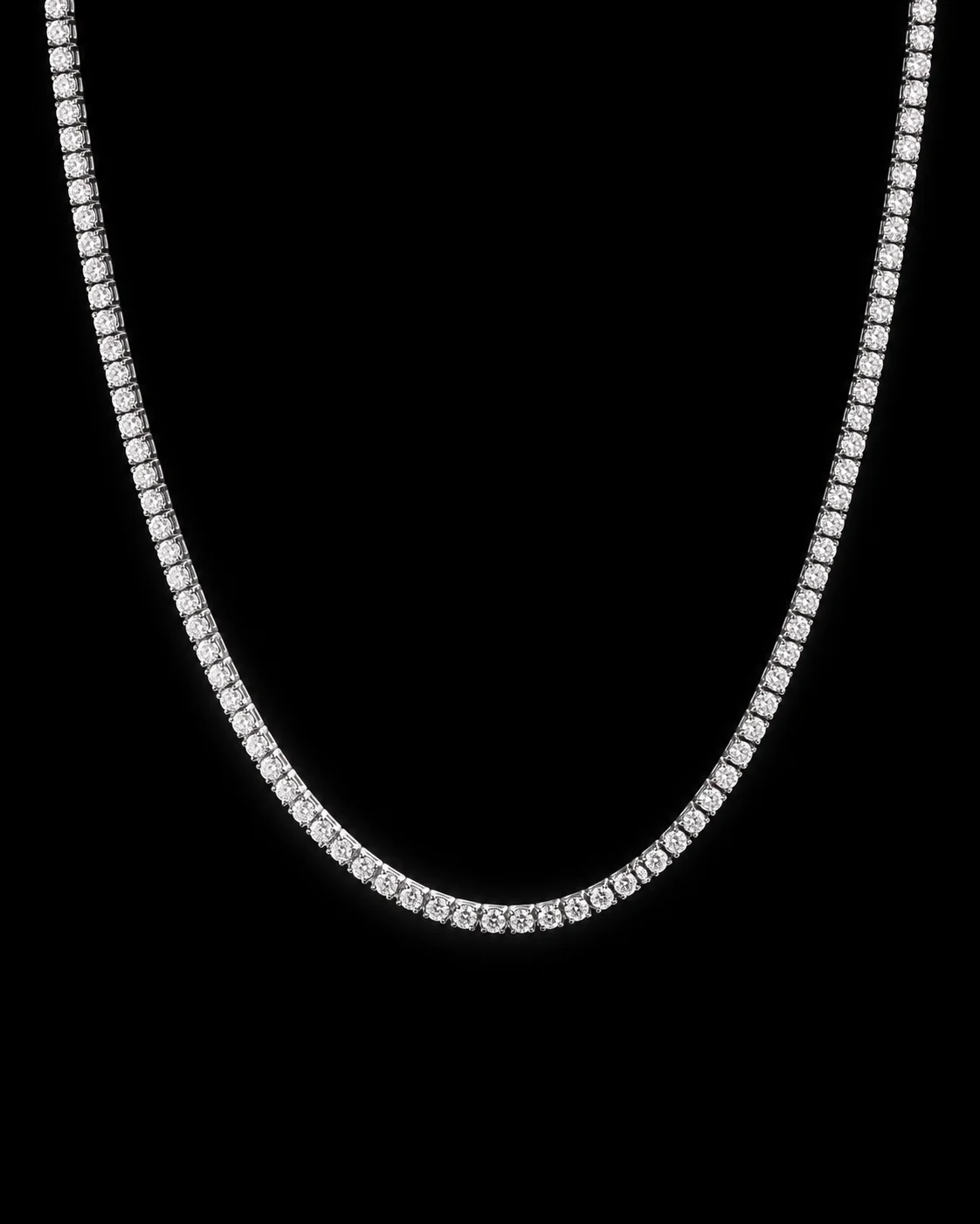 "Pure™" Necklace in white gold, product view