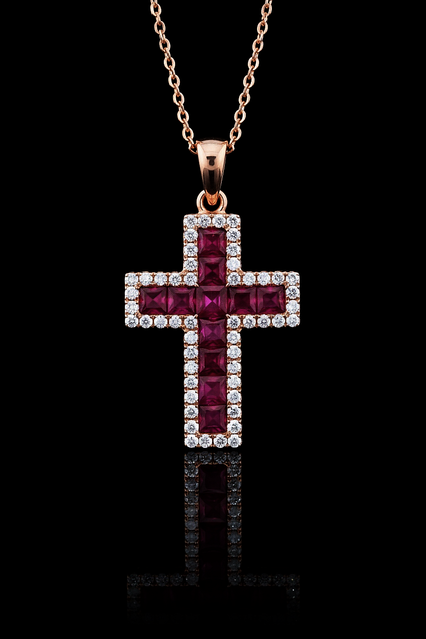 "RubyGrace™" Necklace – Rose gold