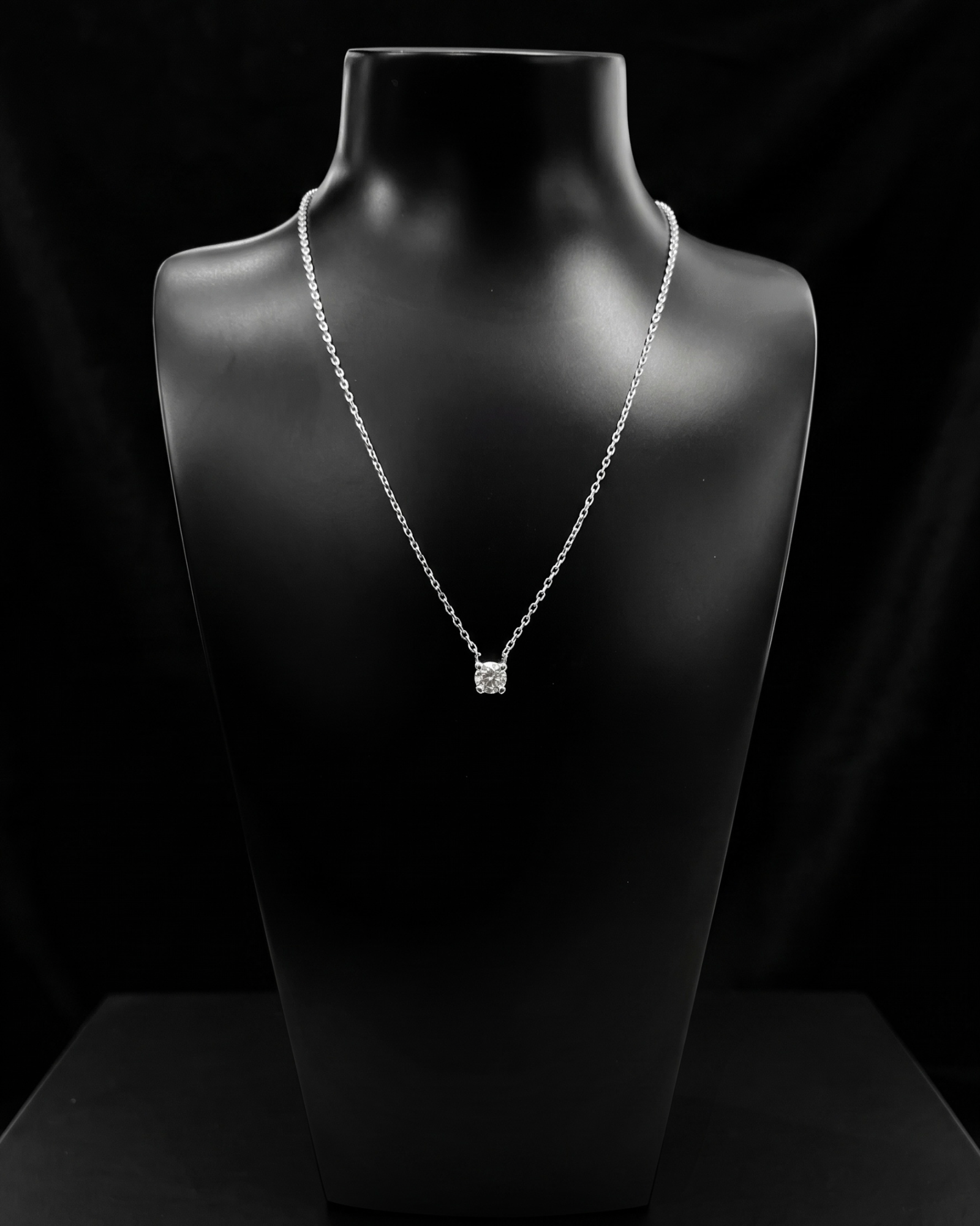 Singiel™ Necklace "Singiel™" 0.30ct in 18k white gold, photo 2