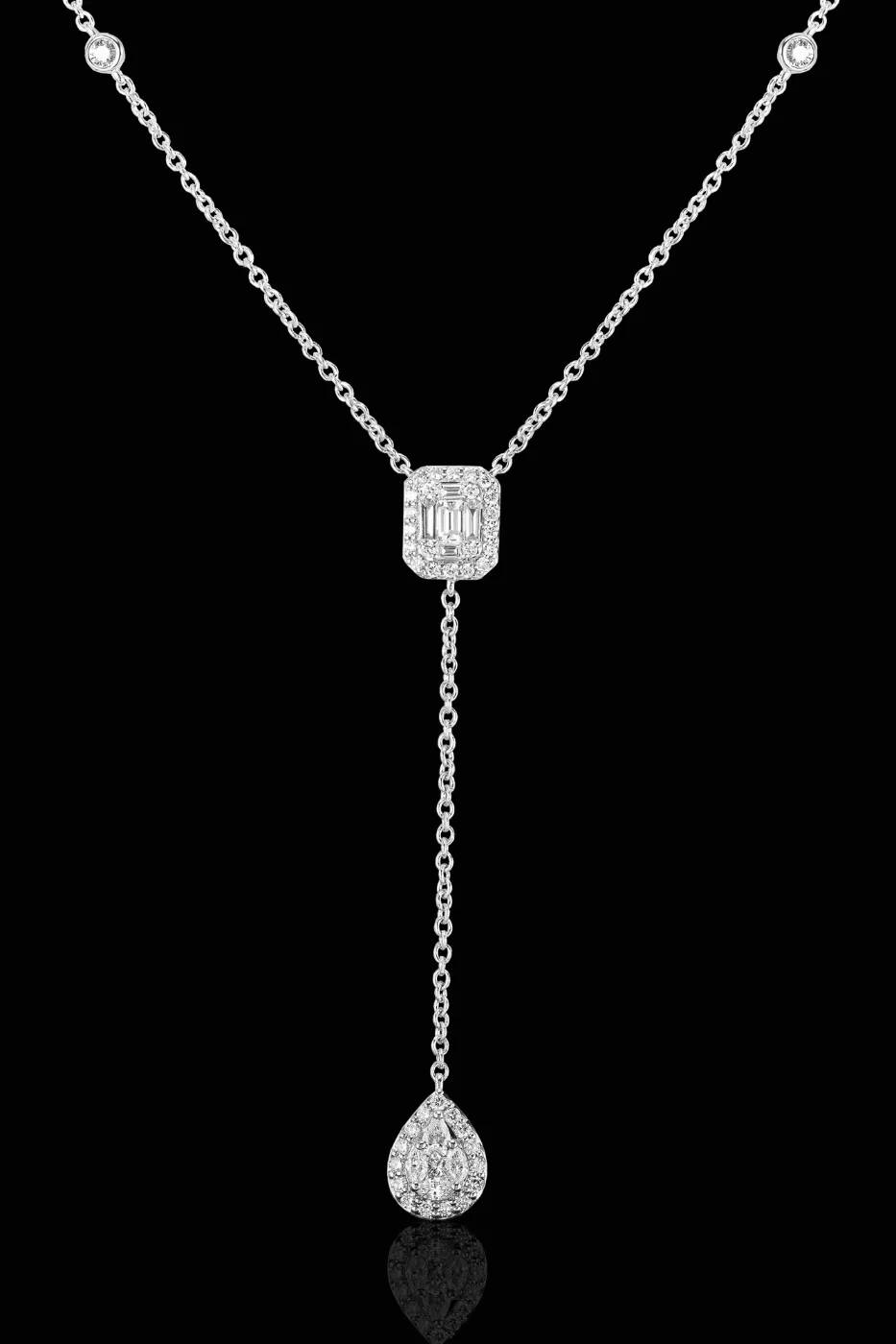 Necklace "Vincent™" in white gold 18k, photo 3
