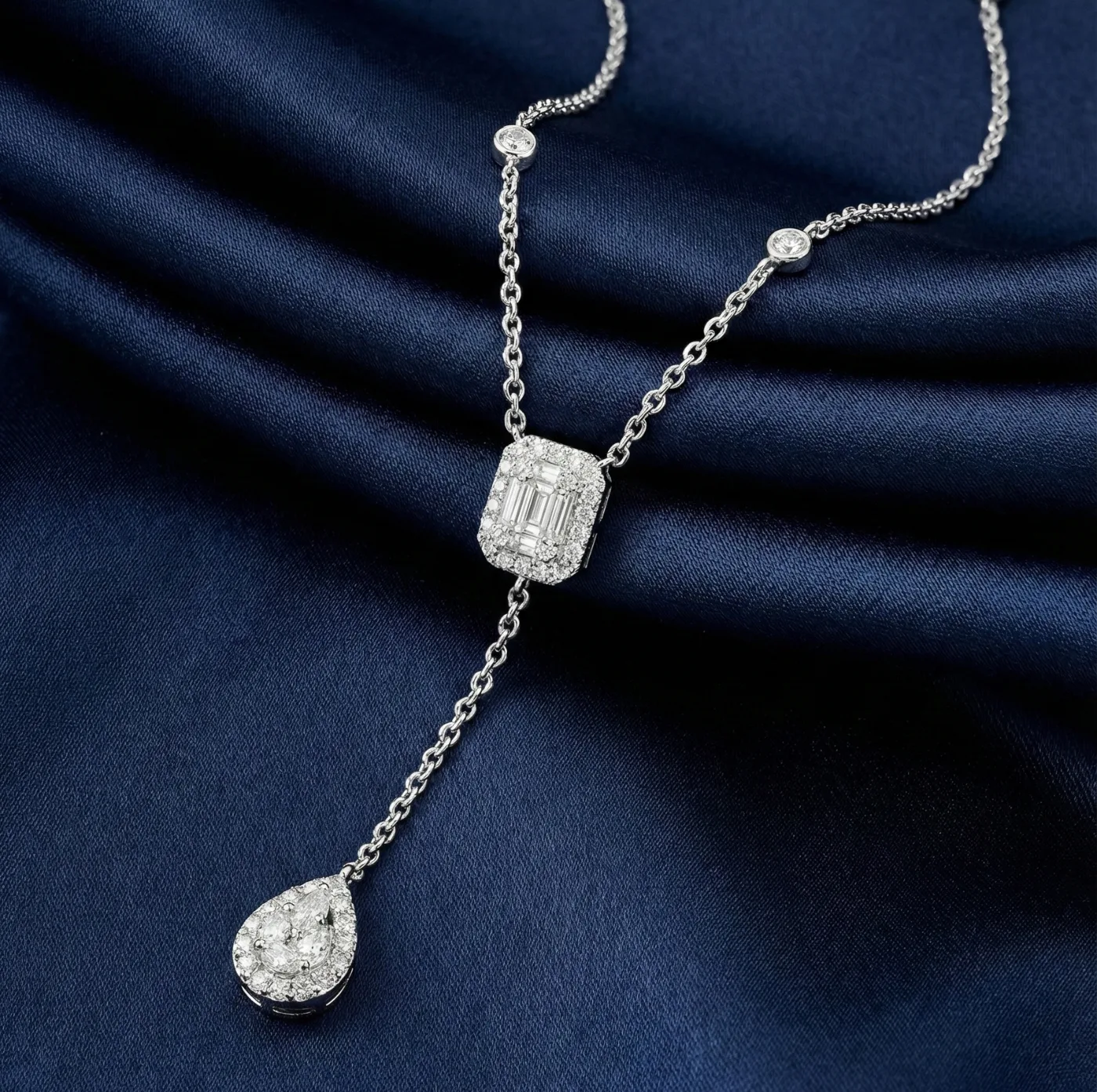 Necklace "Vincent™" in white gold 18k, photo 7