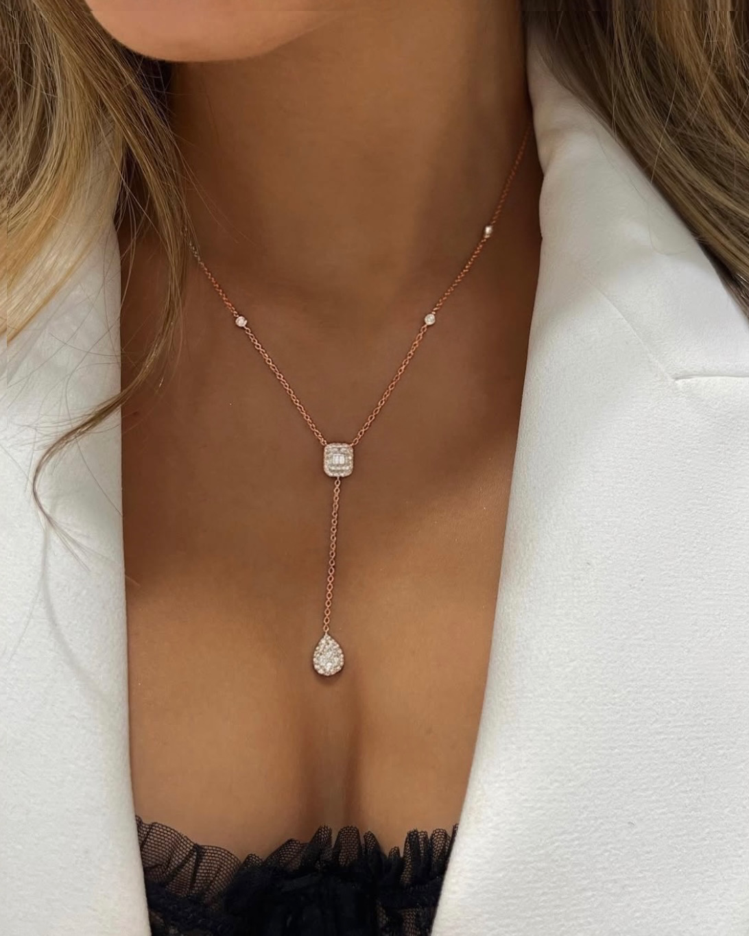 Necklace "Vincent™" in rose gold 18k, photo 2