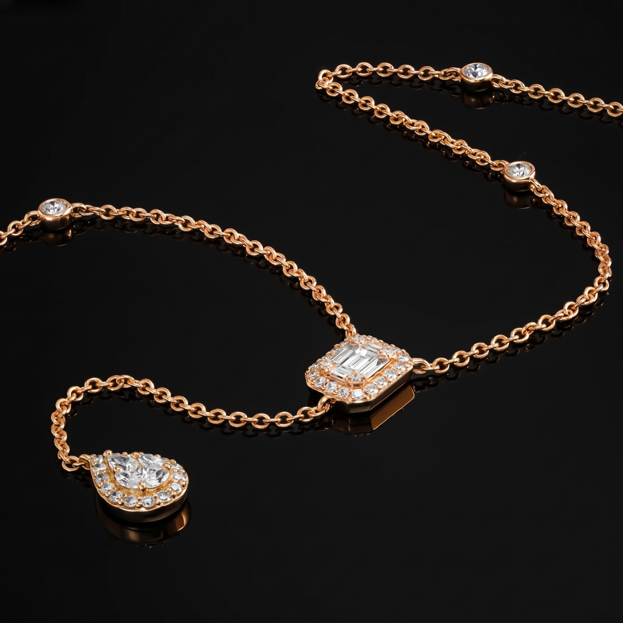 Necklace "Vincent™" in rose gold 18k, photo 3