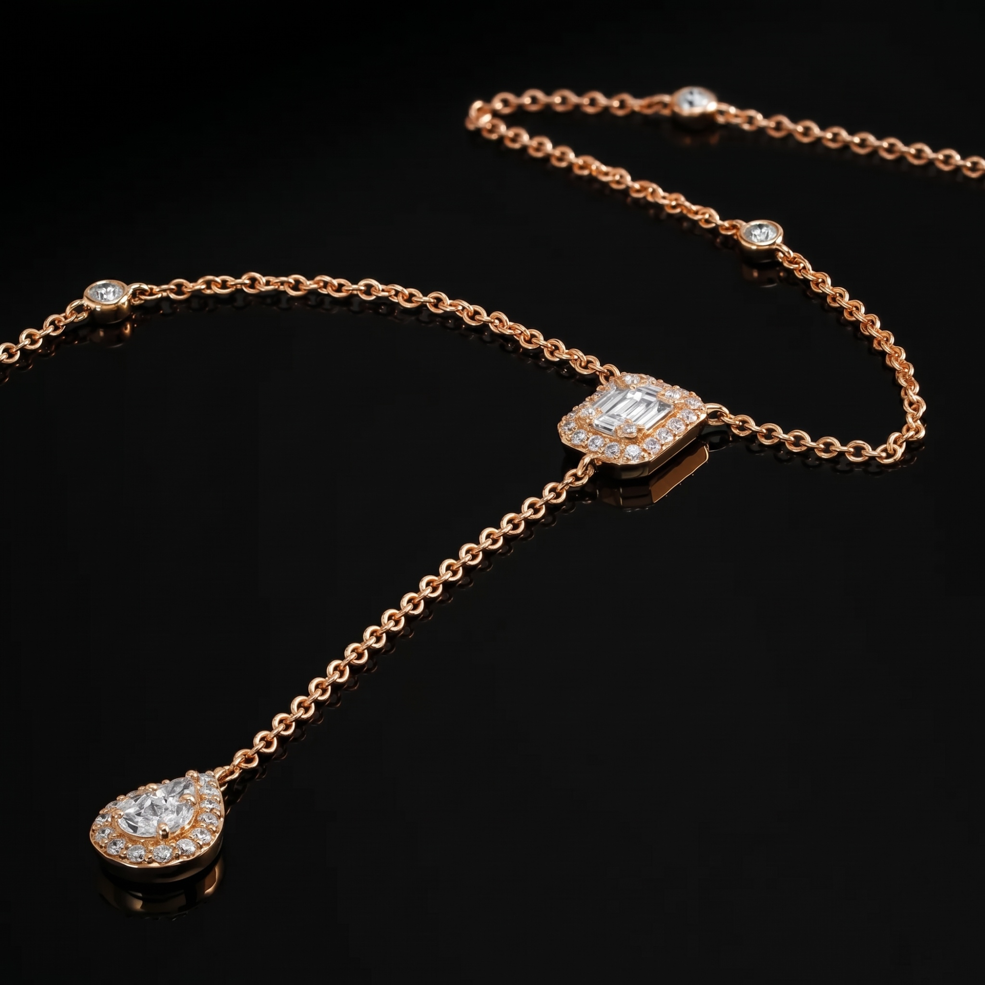 Necklace "Vincent™" in rose gold 18k, photo 4