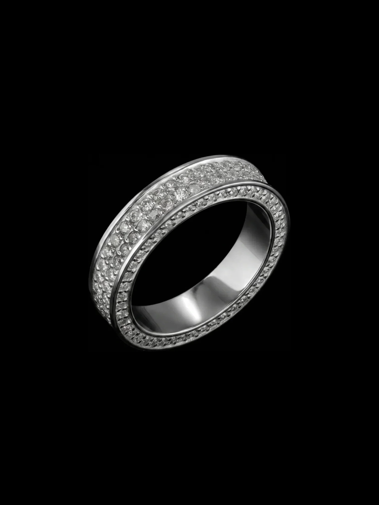 "4Coins™" Ring – White gold