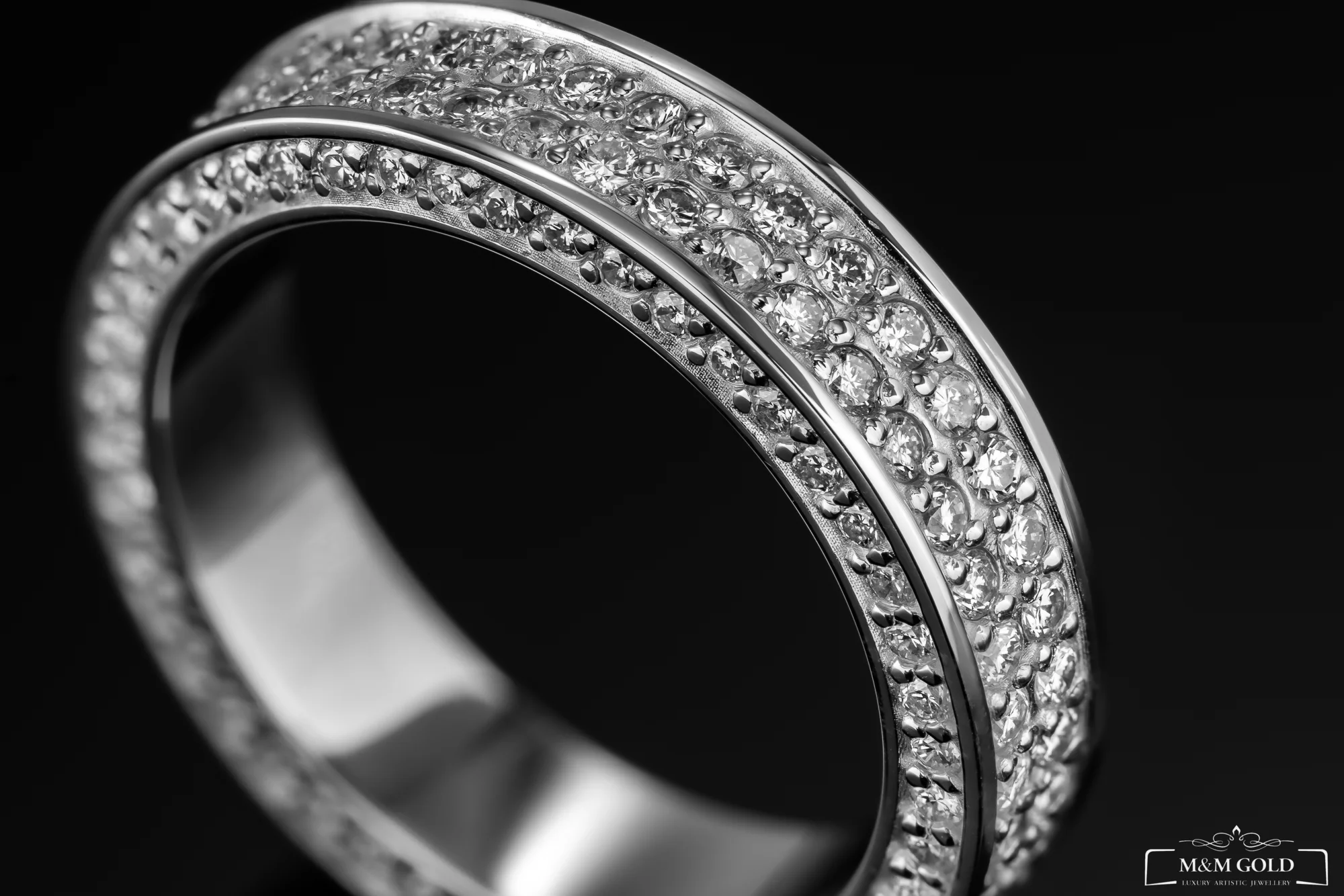 "4Coins™" Ring in white gold, photo 2
