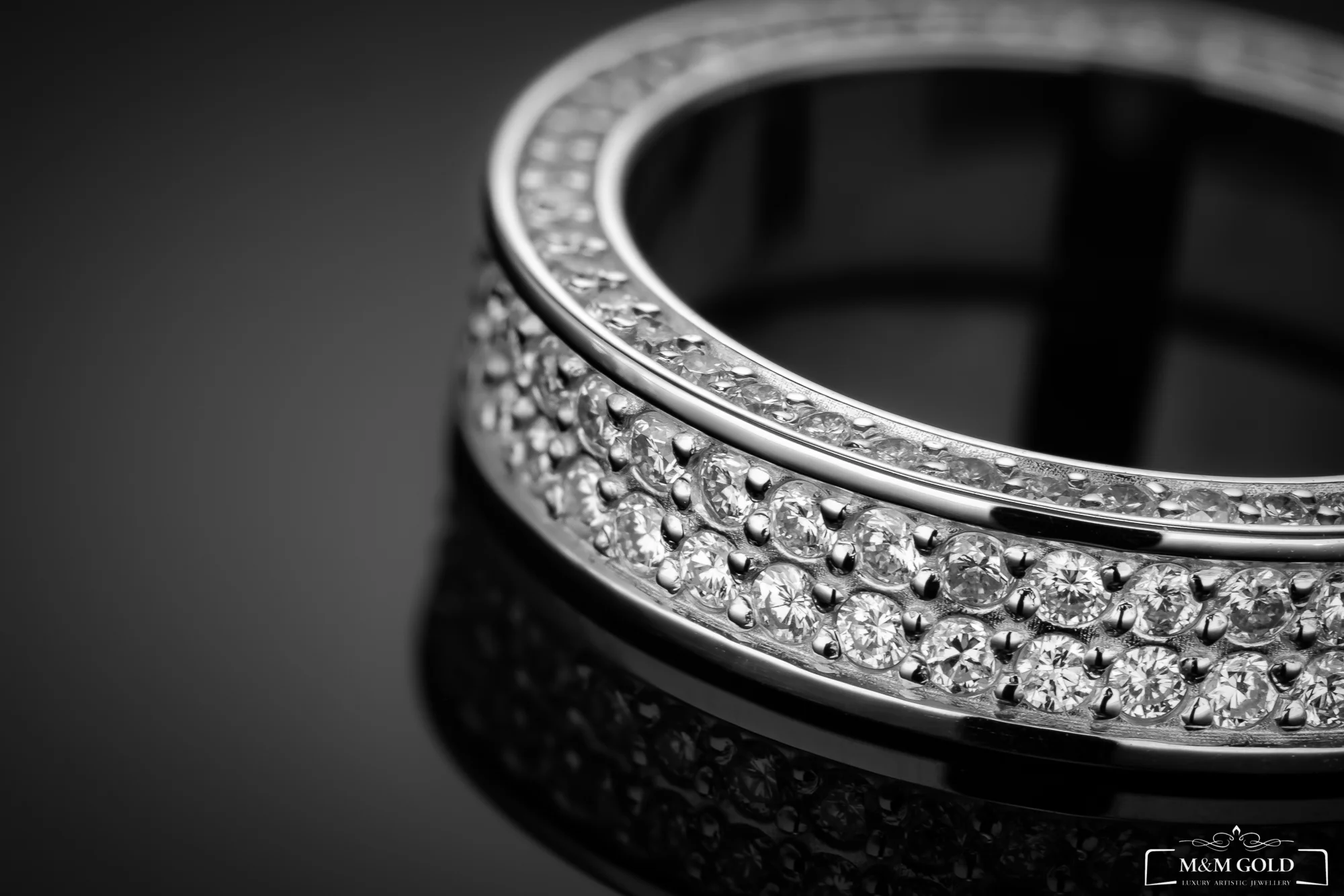 "4Coins™" Ring in white gold, photo 3