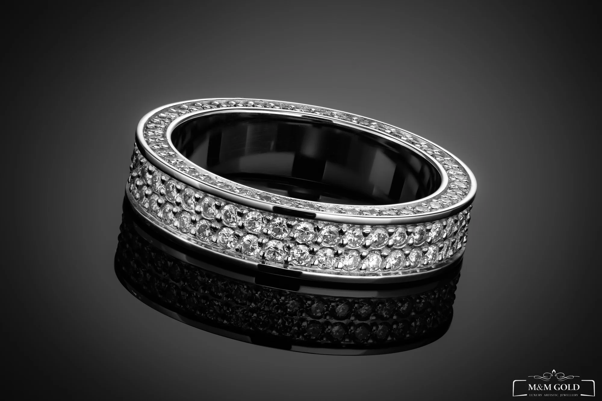 "4Coins™" Ring in white gold, photo 4
