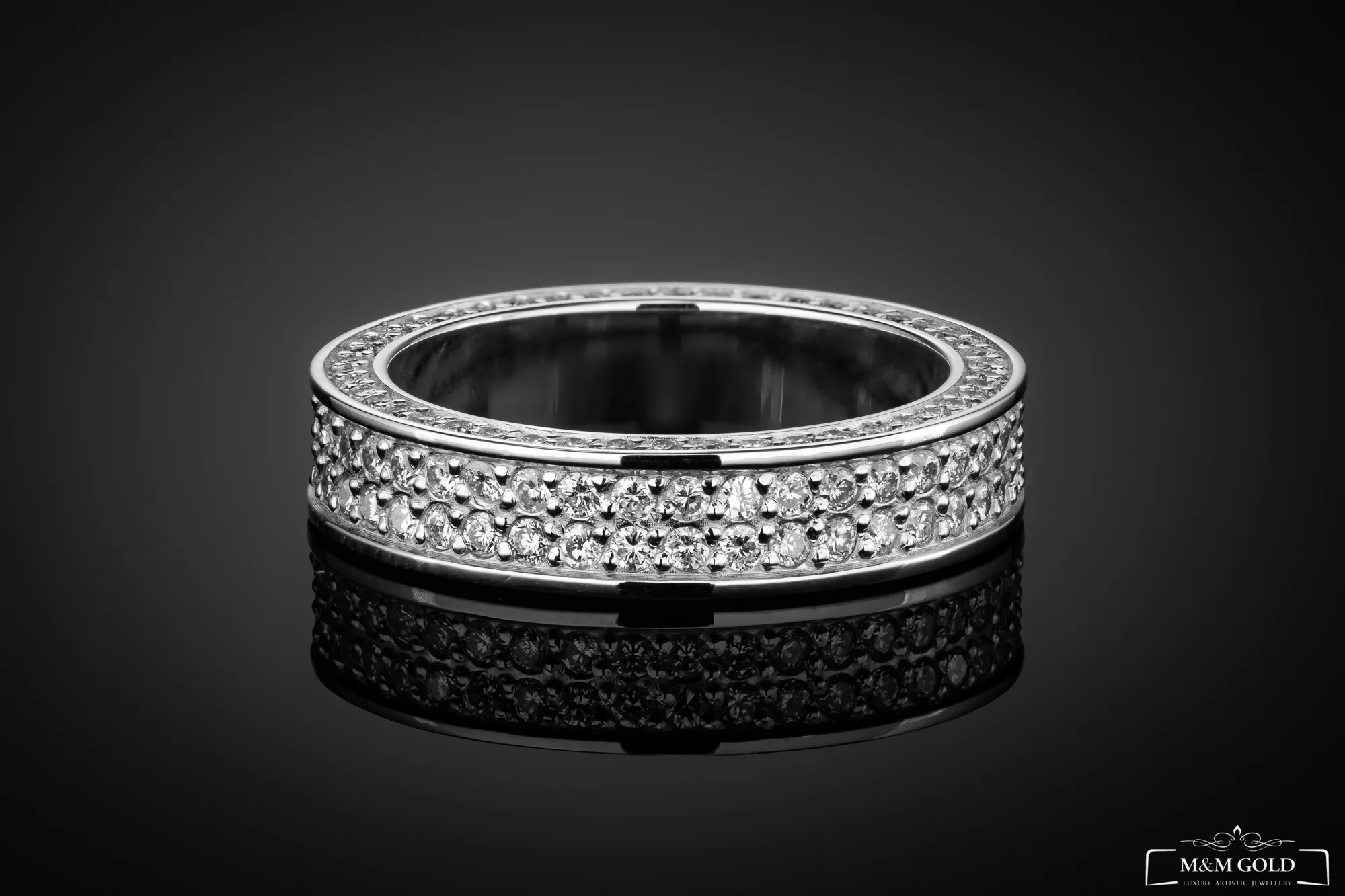 "4Coins™" Ring in white gold, photo 5