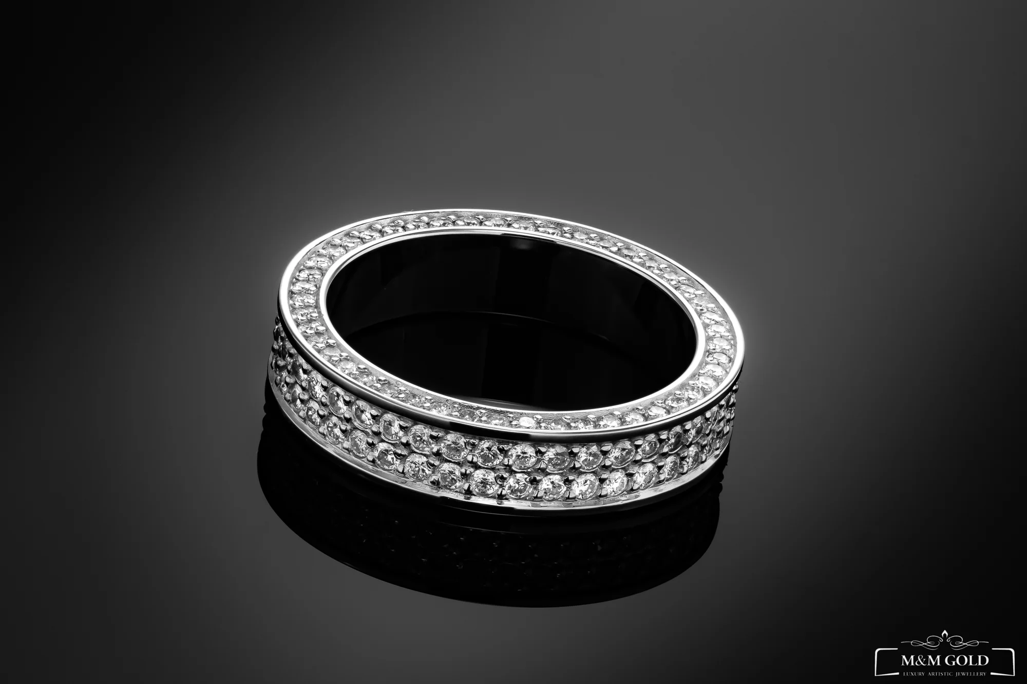 "4Coins™" Ring in white gold, photo 6