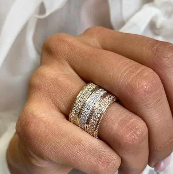"4Coins™" Ring in white gold, photo 7