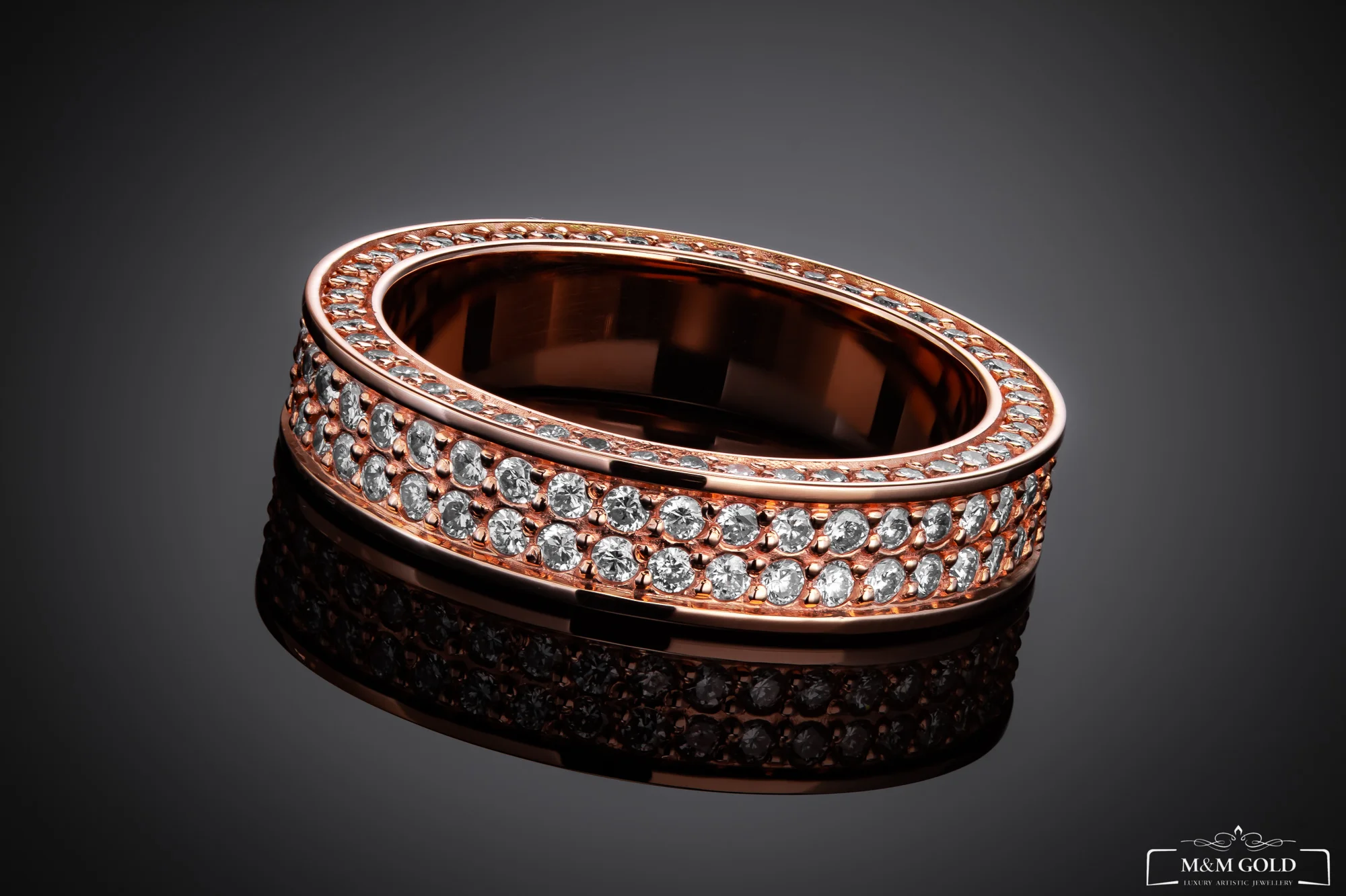 "4Coins™" Ring in rose gold, photo 5