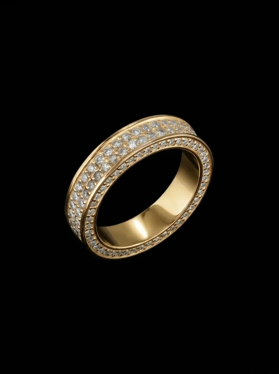 4Coins Wedding Band – Yellow gold