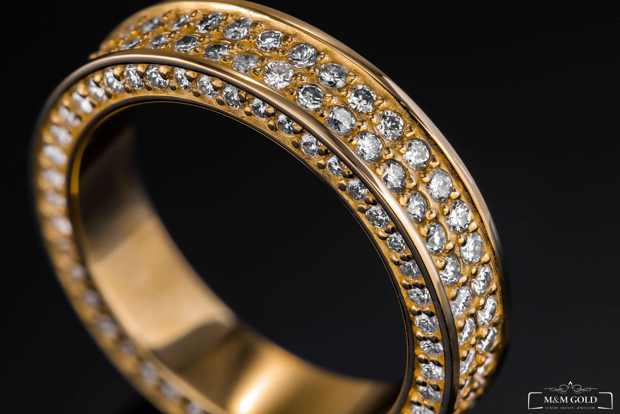 4Coins Wedding Band in yellow gold, photo 3