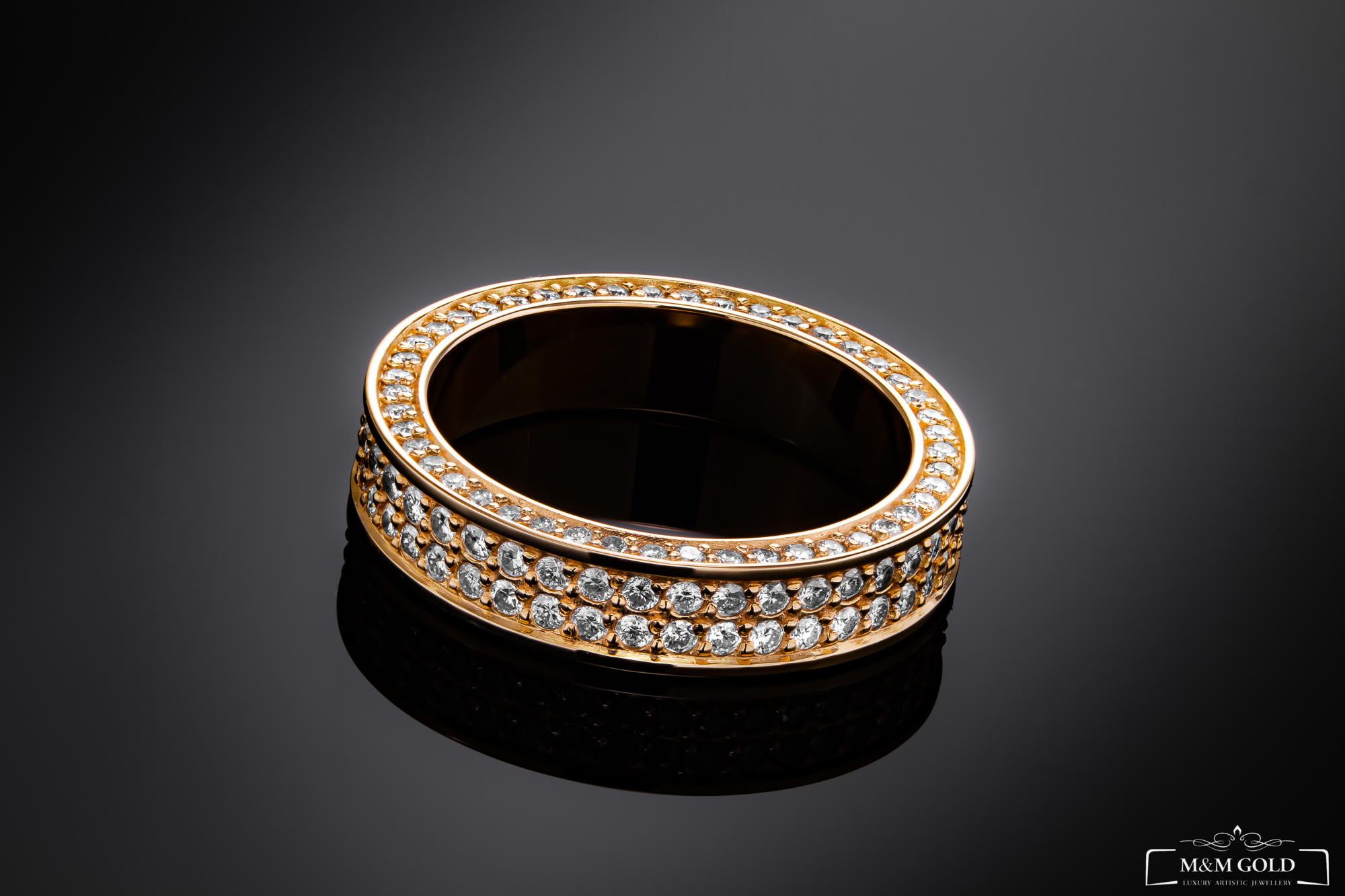 4Coins Wedding Band in yellow gold, photo 8