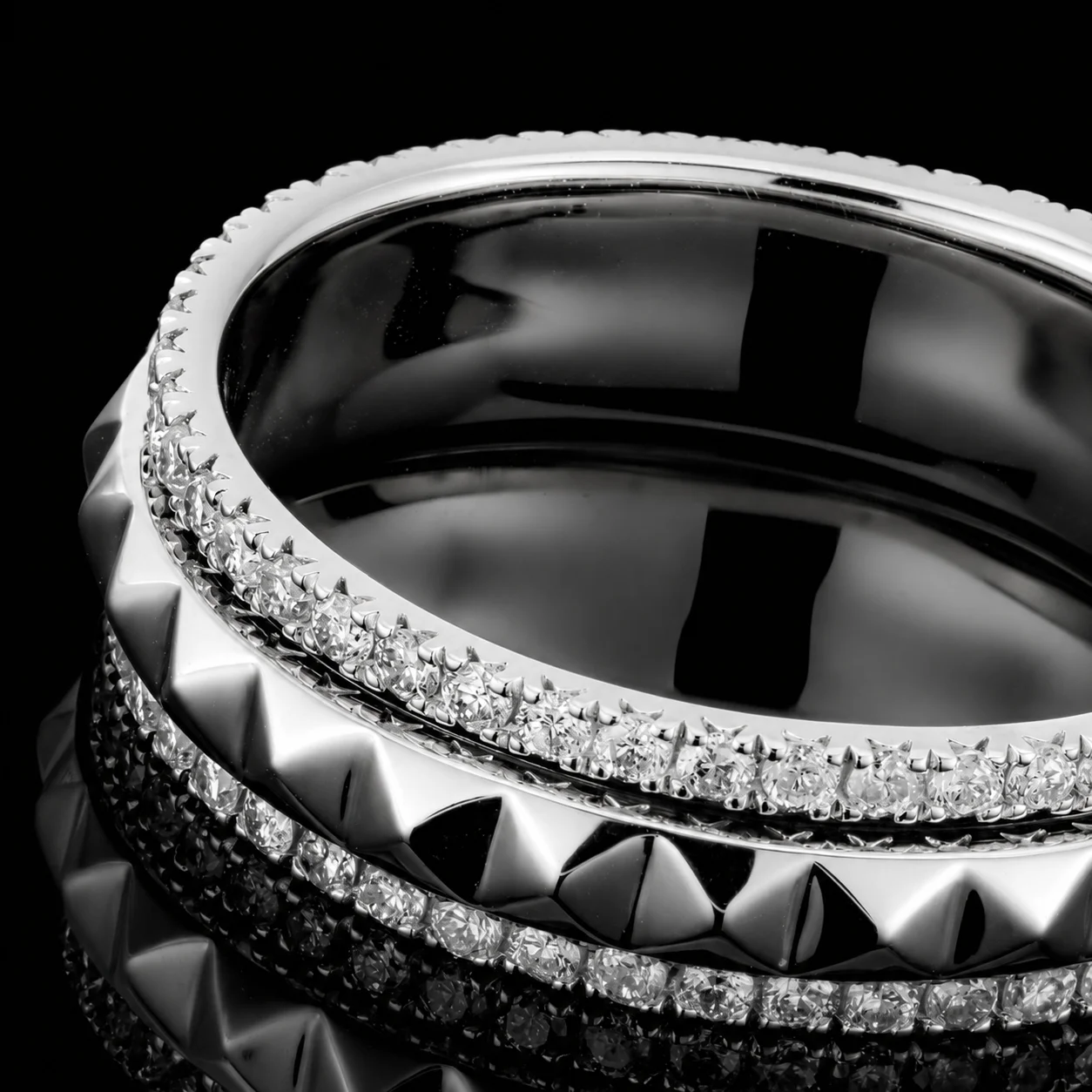 AmourEternel™ Wedding Band in white gold, photo 3