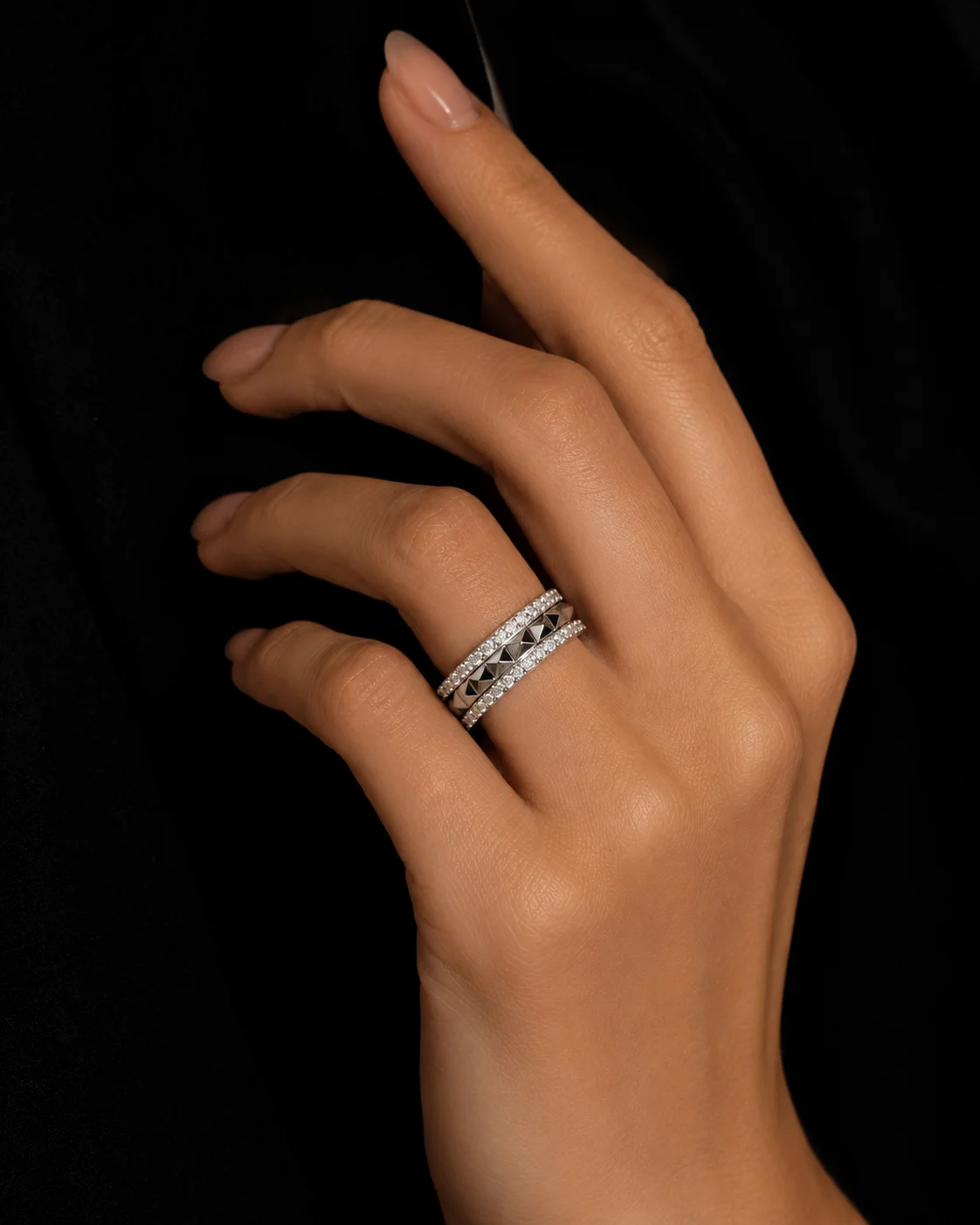 AmourEternel™ Wedding Band in white gold, photo 6