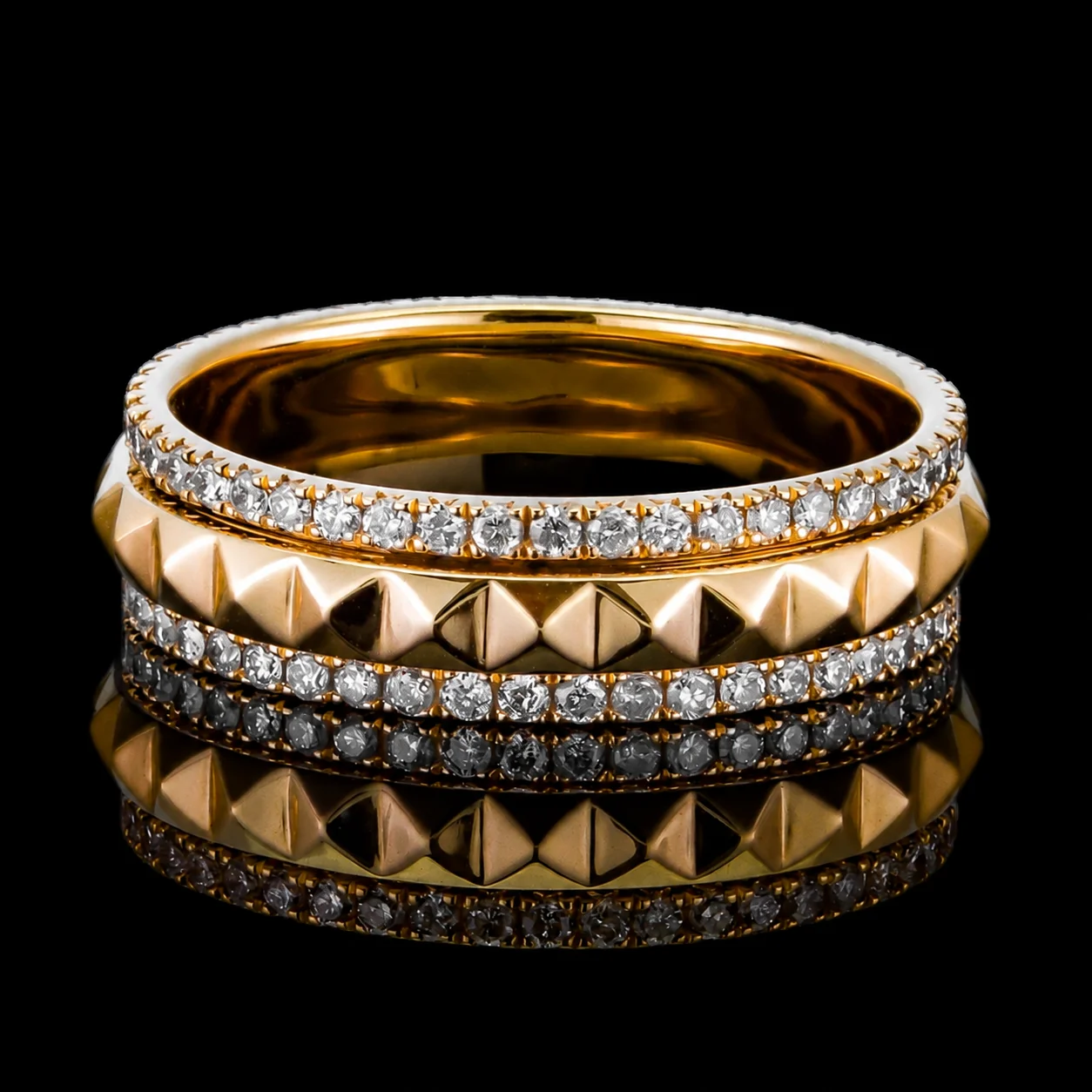 AmourEternel™ Wedding Band – Yellow gold