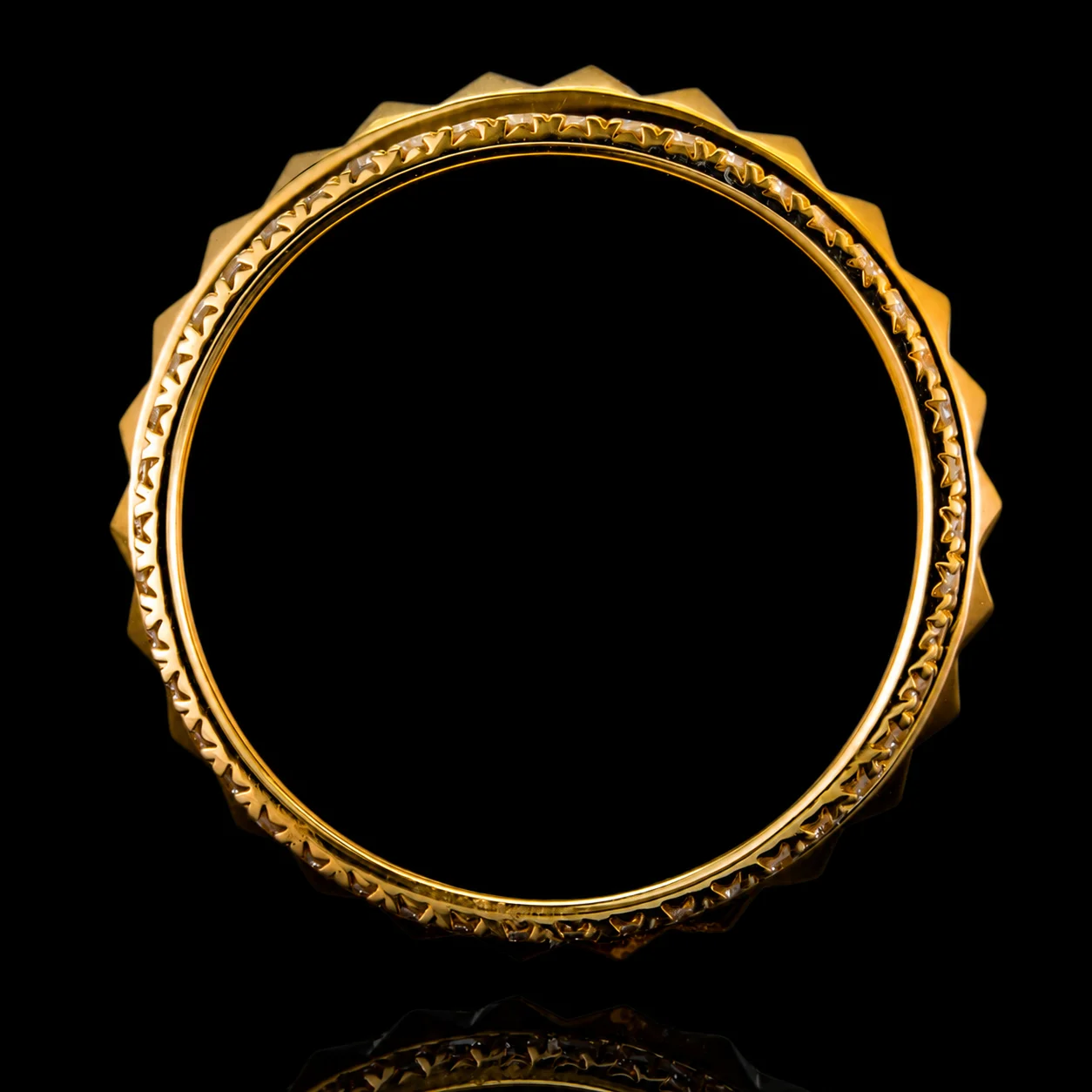 AmourEternel™ Wedding Band in yellow gold, photo 5
