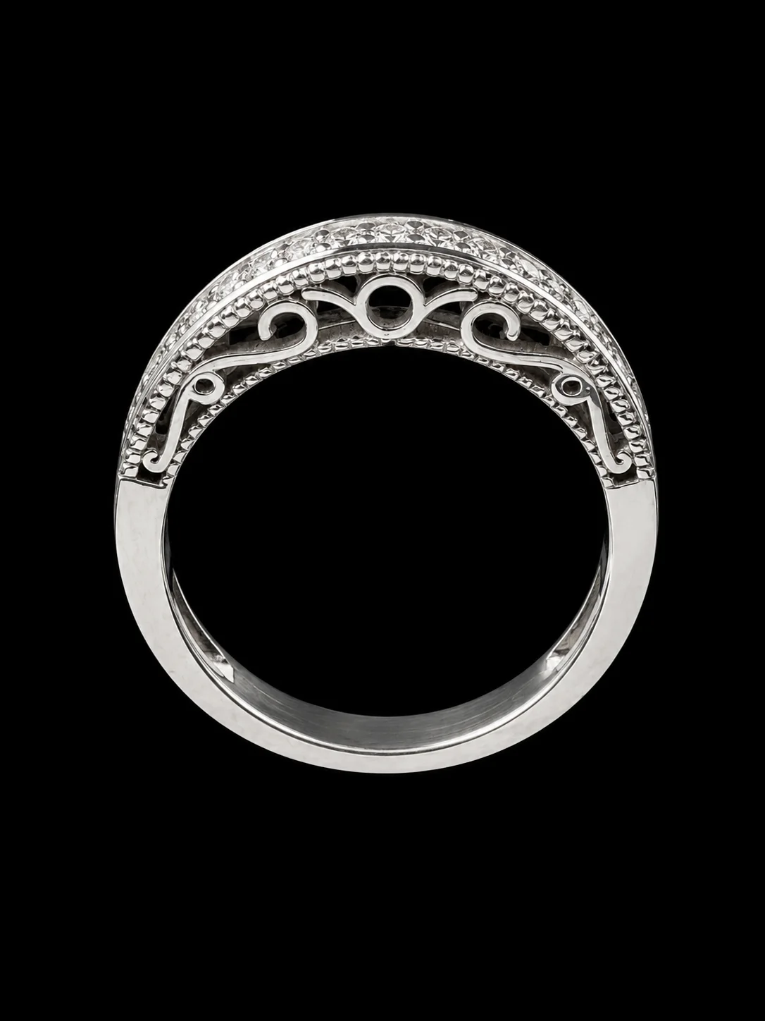 Obrączka diamentowa „BridalOrnament™”