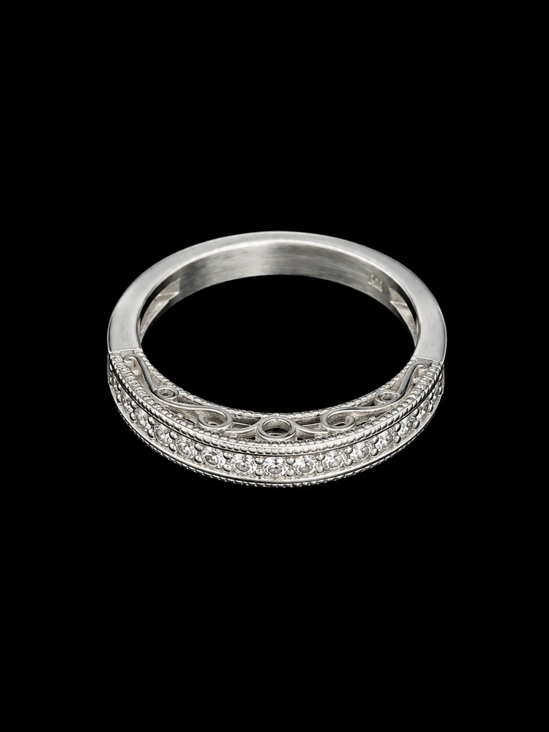 Obrączka diamentowa „BridalOrnament™”