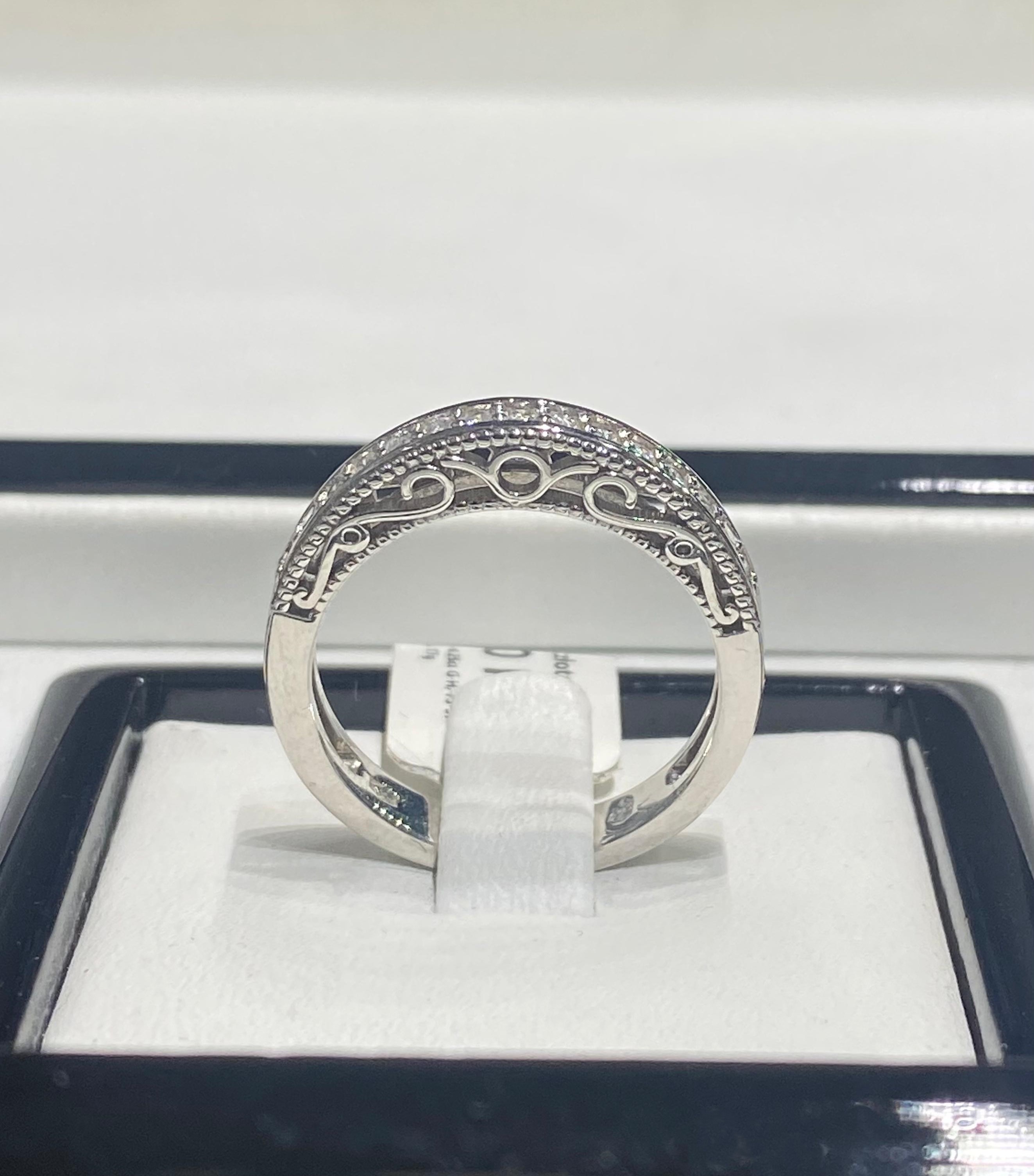 Obrączka diamentowa „BridalOrnament™”