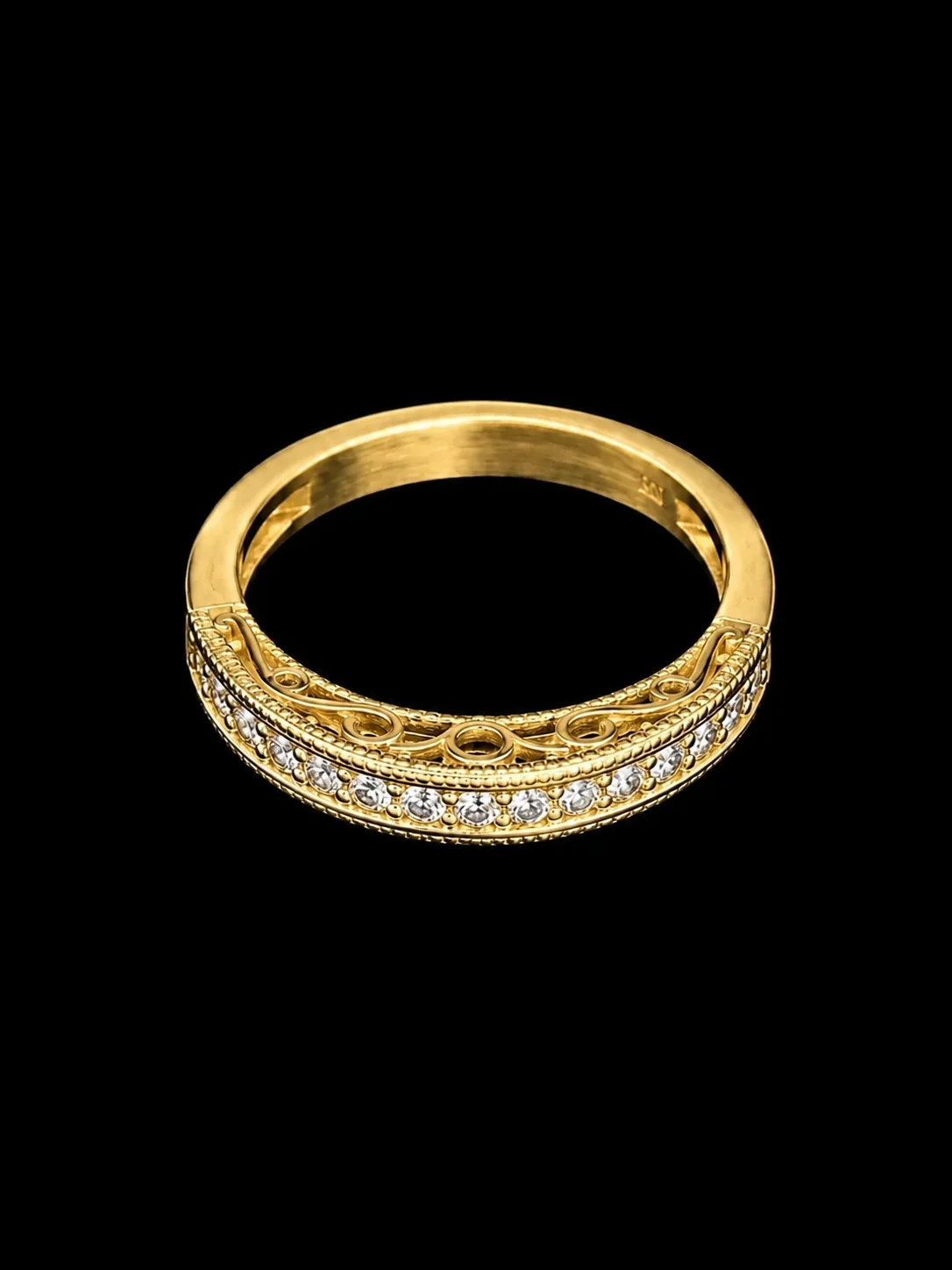 Obrączka diamentowa „BridalOrnament™”