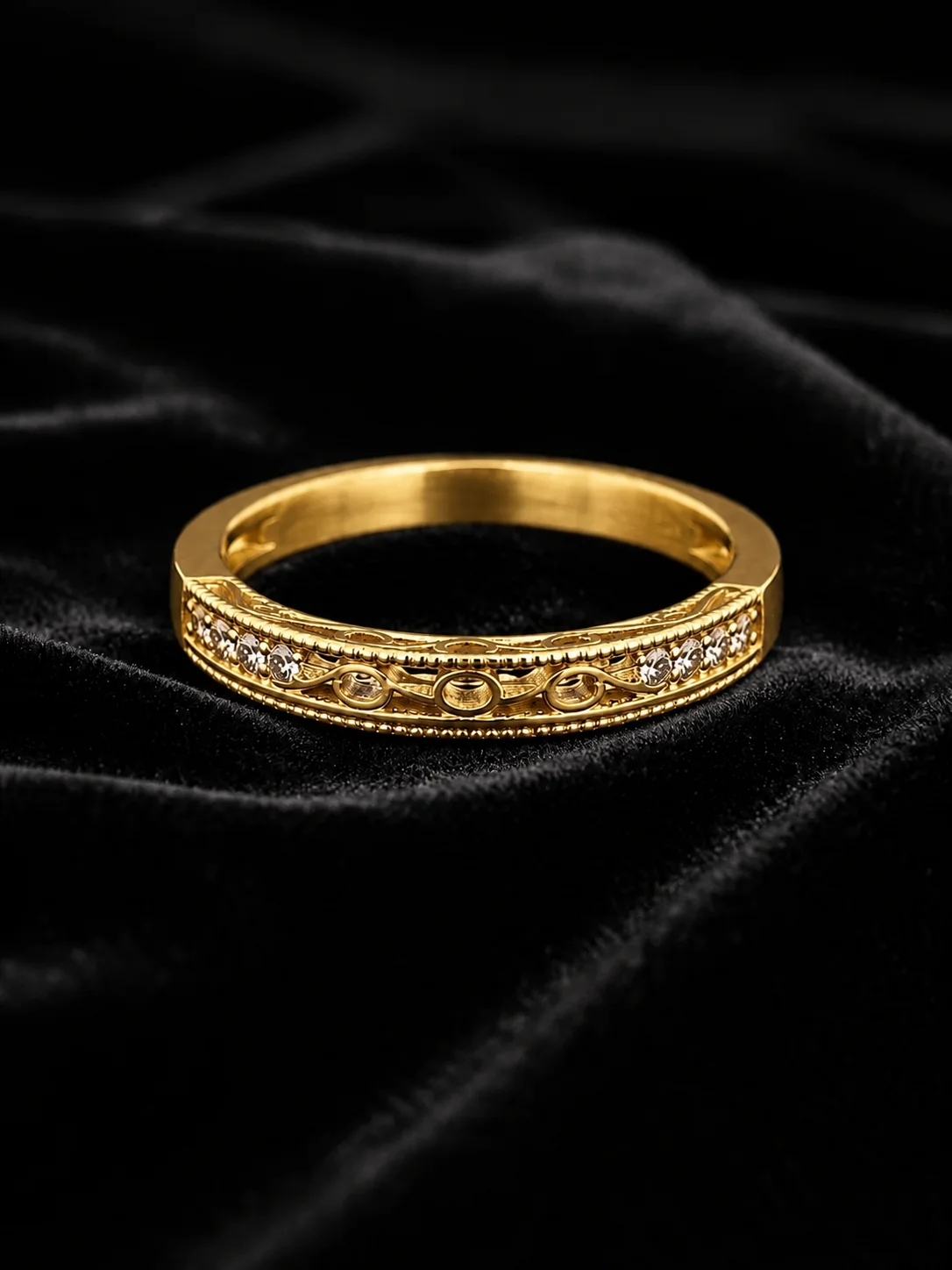 Obrączka diamentowa „BridalOrnament™”