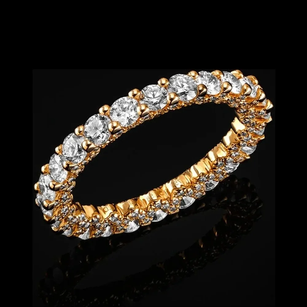 "BridalSurround™" Wedding Band – Yellow gold 18k