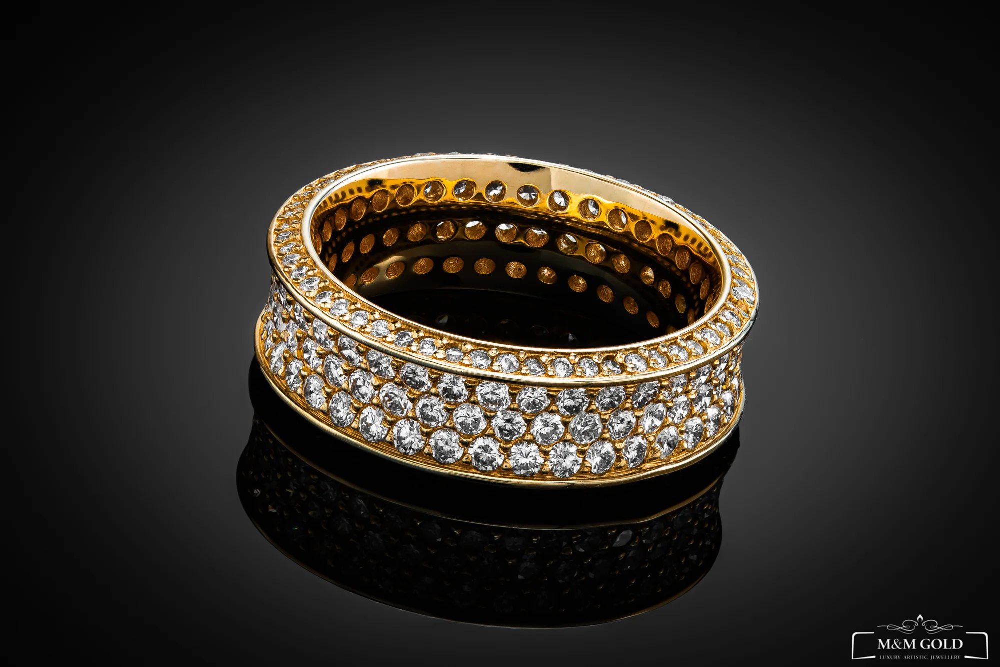 CrownOfLove™ Wedding Ring in yellow gold, photo 2