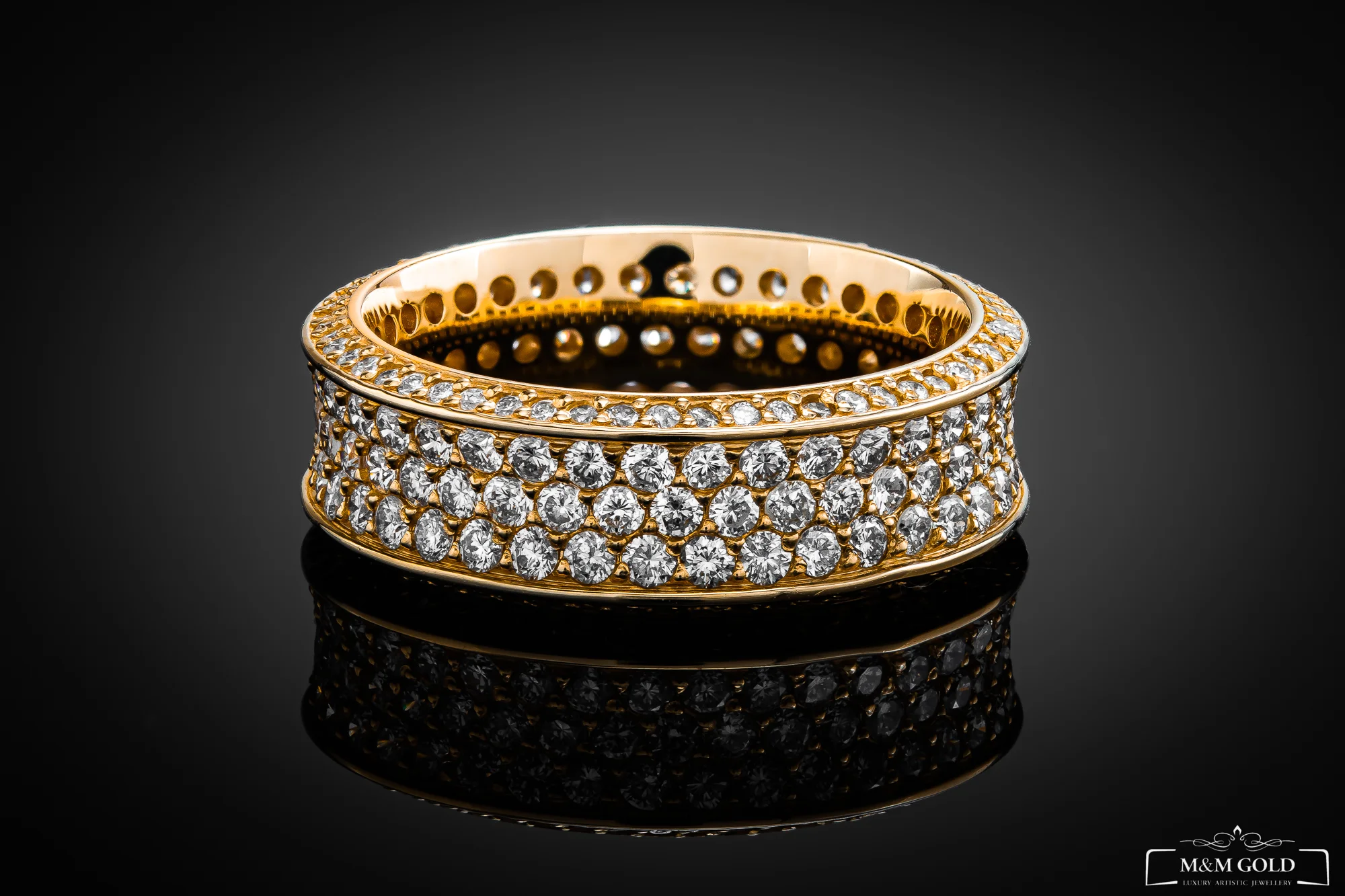 CrownOfLove™ Wedding Ring in yellow gold, photo 3