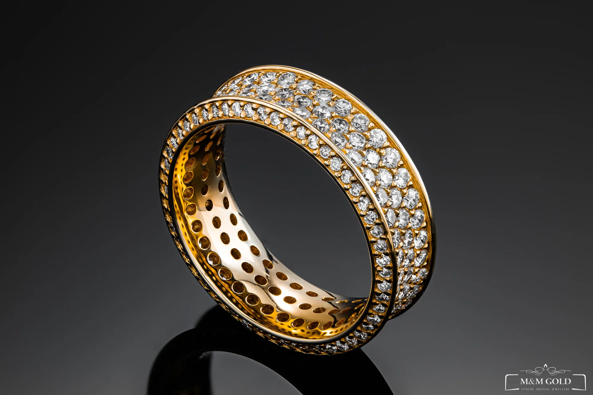 CrownOfLove™ Wedding Ring in yellow gold, photo 4
