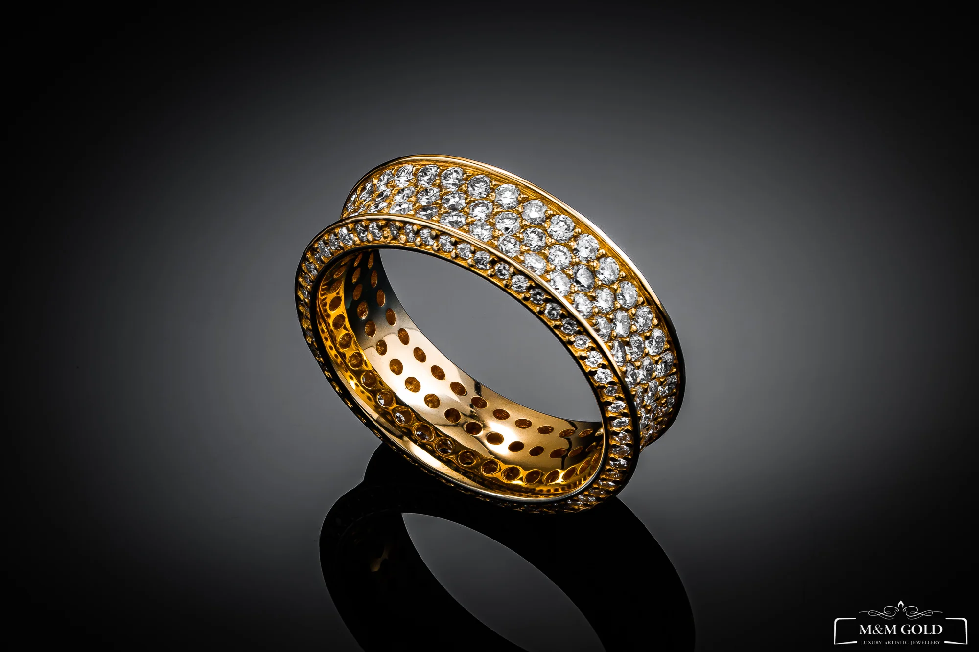 CrownOfLove™ Wedding Ring in yellow gold, photo 5