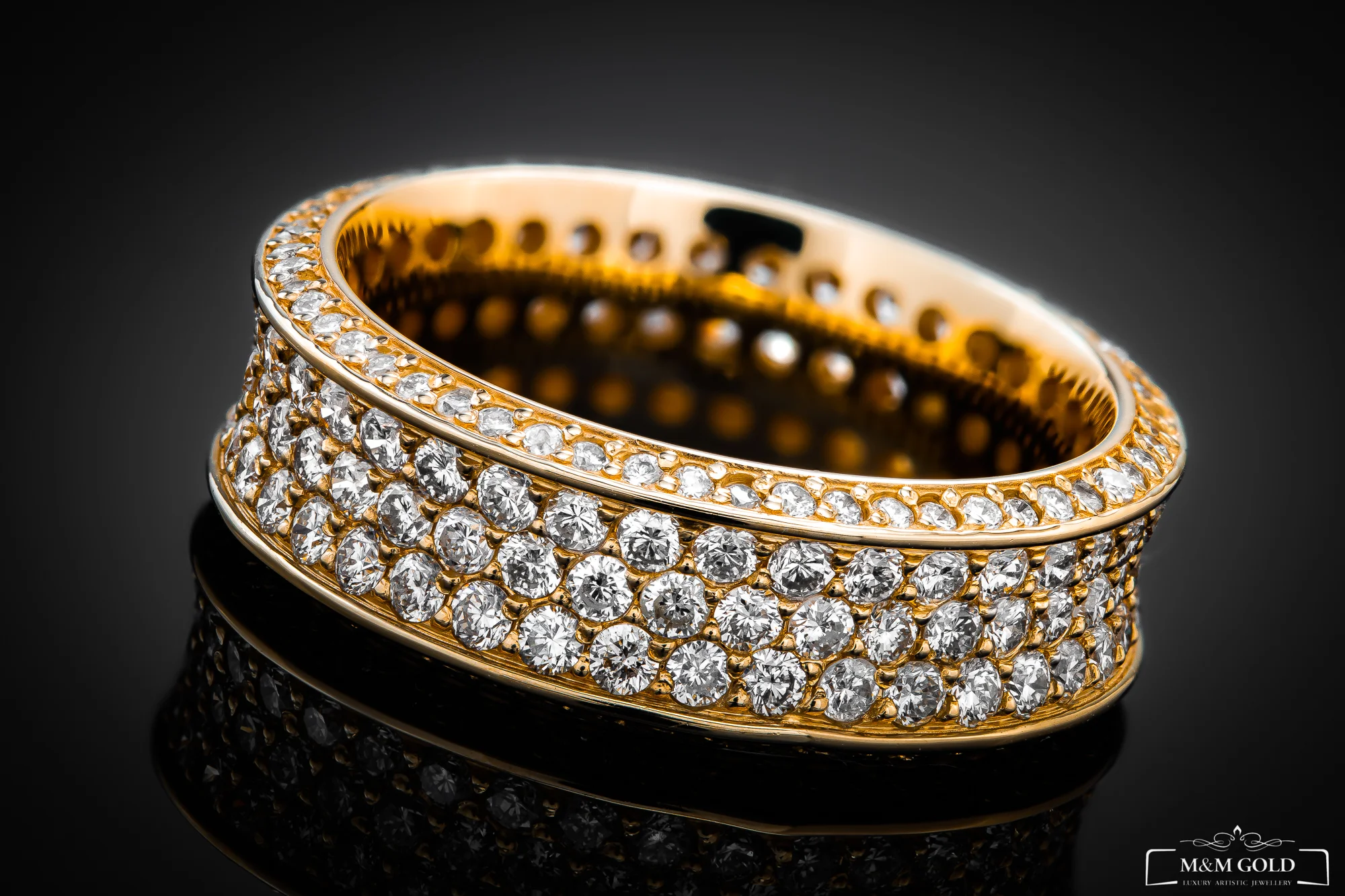 CrownOfLove™ Wedding Ring in yellow gold, photo 6