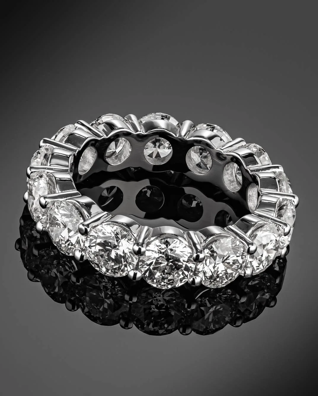 "Enduring Aureate Treasures™" 4.50ct Band in white gold, photo 5