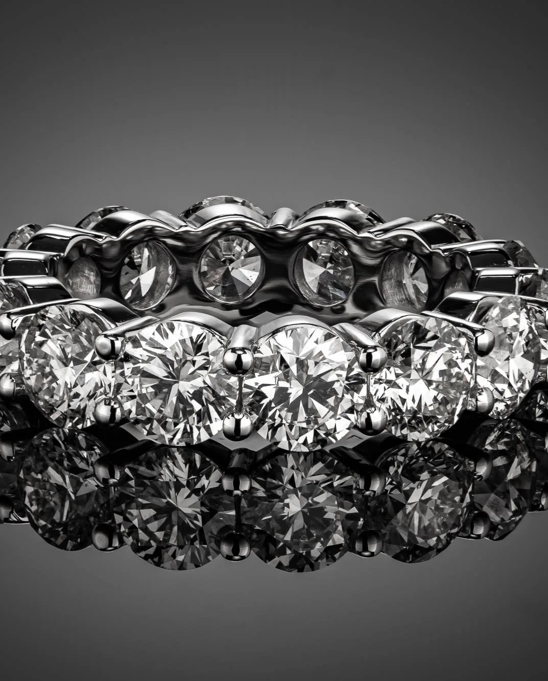 "Enduring Aureate Treasures™" 4.50ct Band in white gold, photo 7
