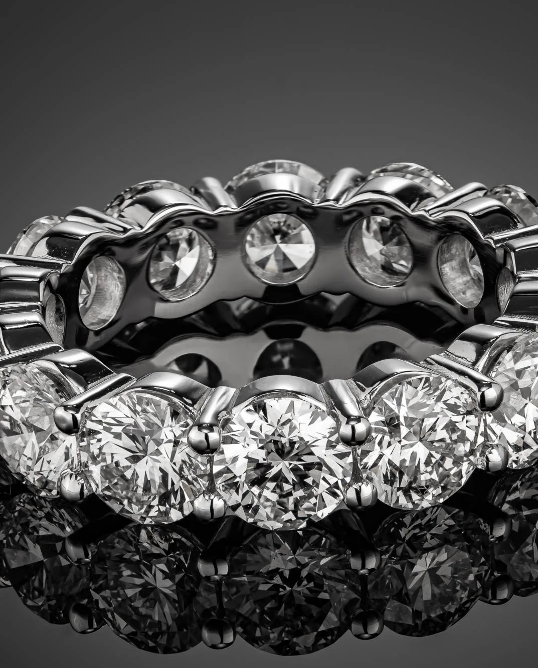 "Enduring Aureate Treasures™" 4.50ct Band in white gold, photo 8